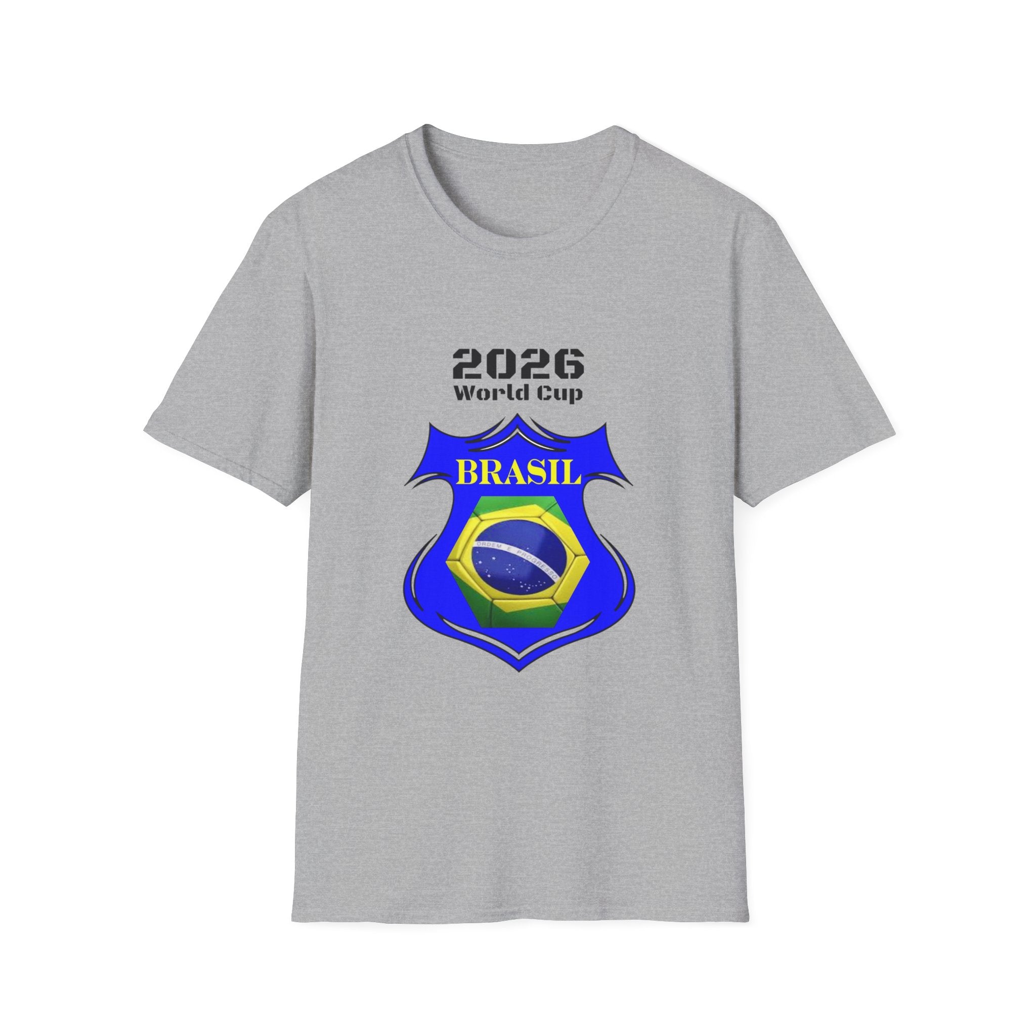 Brazil 2026 World Cup Crest T-Shirt — Soccer Football Tee