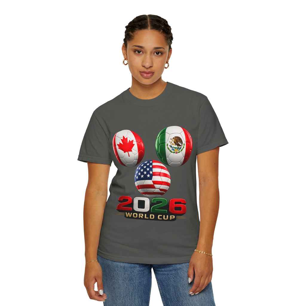2026 World Cup Soccer T‑Shirt — USA Canada Mexico Fans