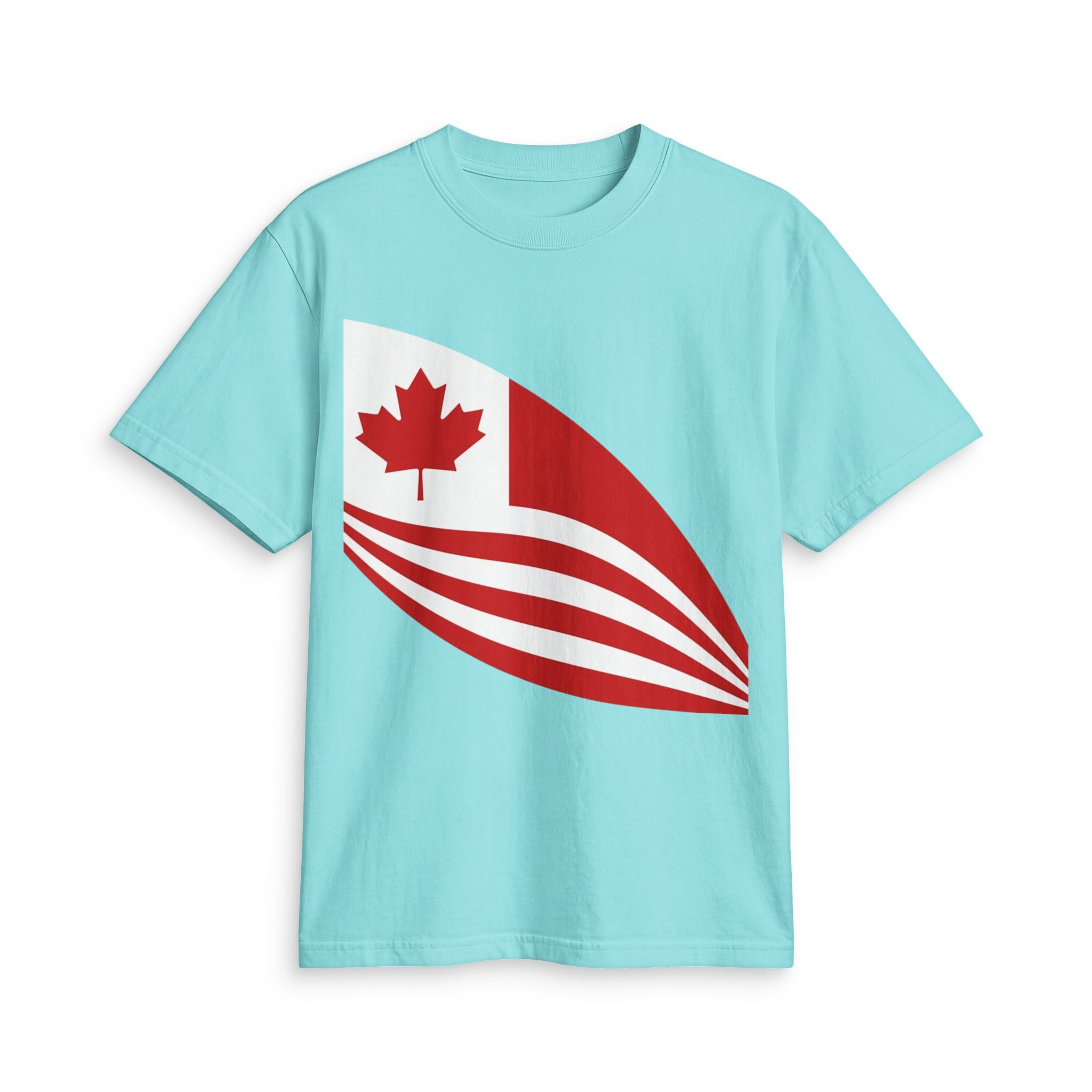 Canada Wave T-Shirt — Maple Leaf Patriotic Tee