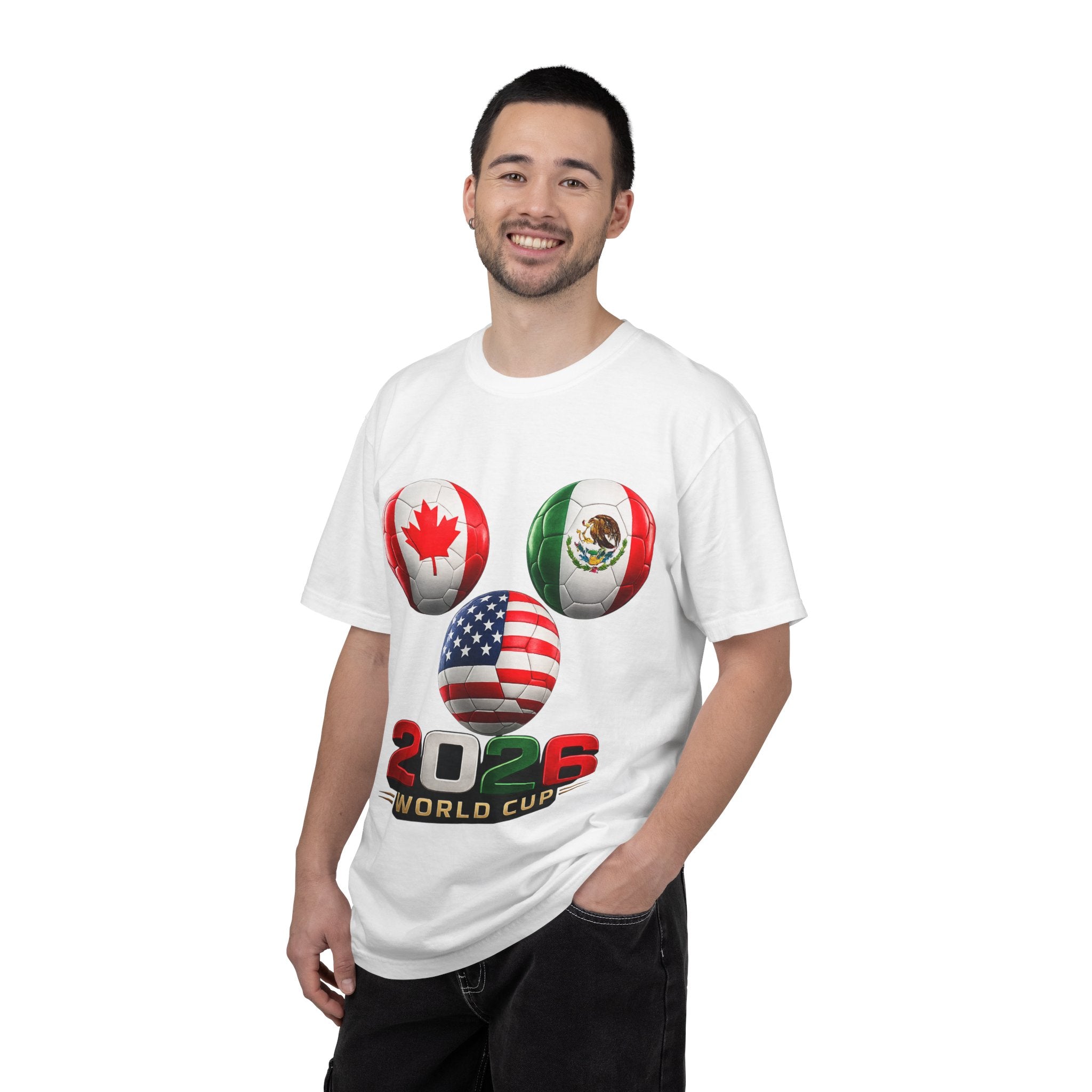 2026 World Cup Soccer T‑Shirt — USA Canada Mexico Fans