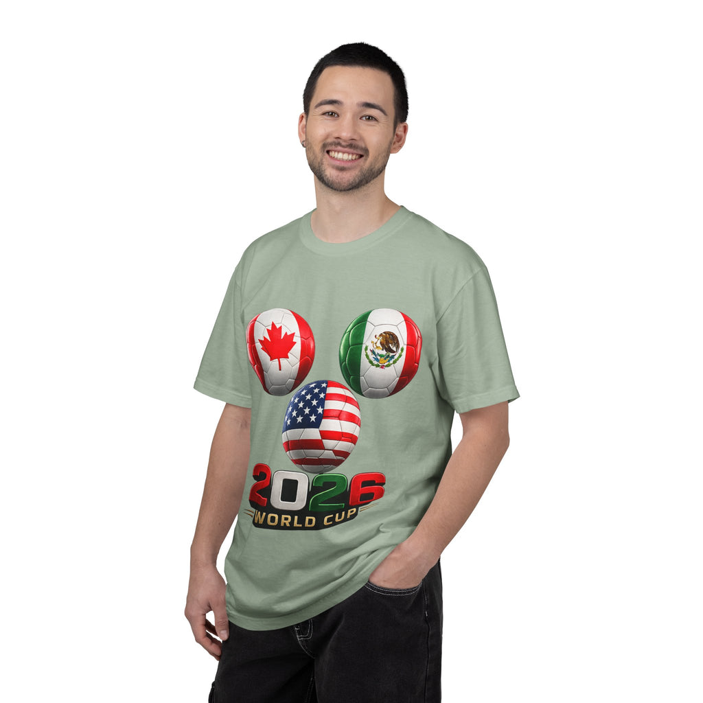 2026 World Cup Soccer T‑Shirt — USA Canada Mexico Fans