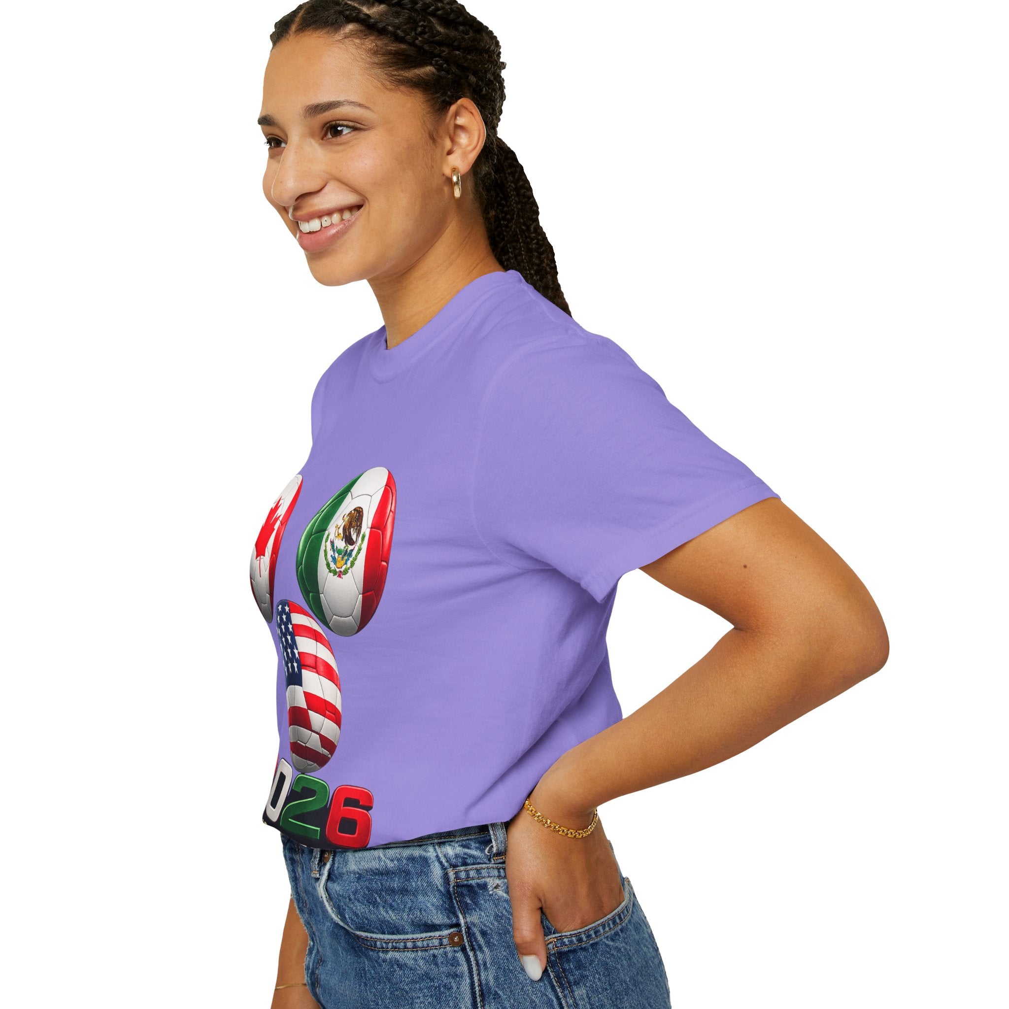 2026 World Cup Soccer T‑Shirt — USA Canada Mexico Fans