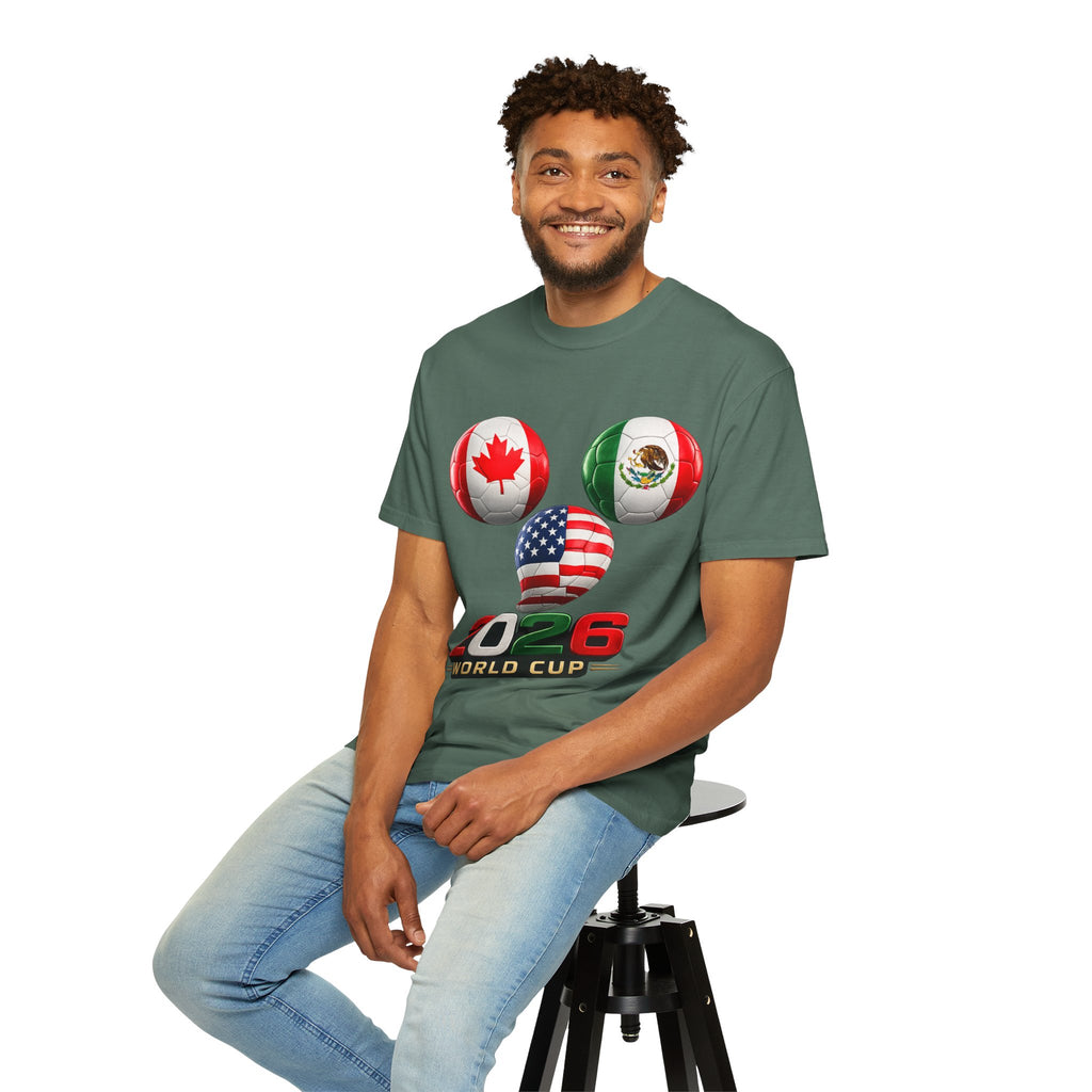 2026 World Cup Soccer T‑Shirt — USA Canada Mexico Fans