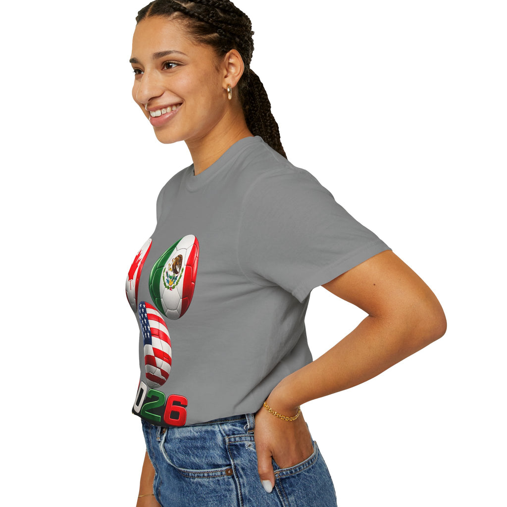 2026 World Cup Soccer T‑Shirt — USA Canada Mexico Fans