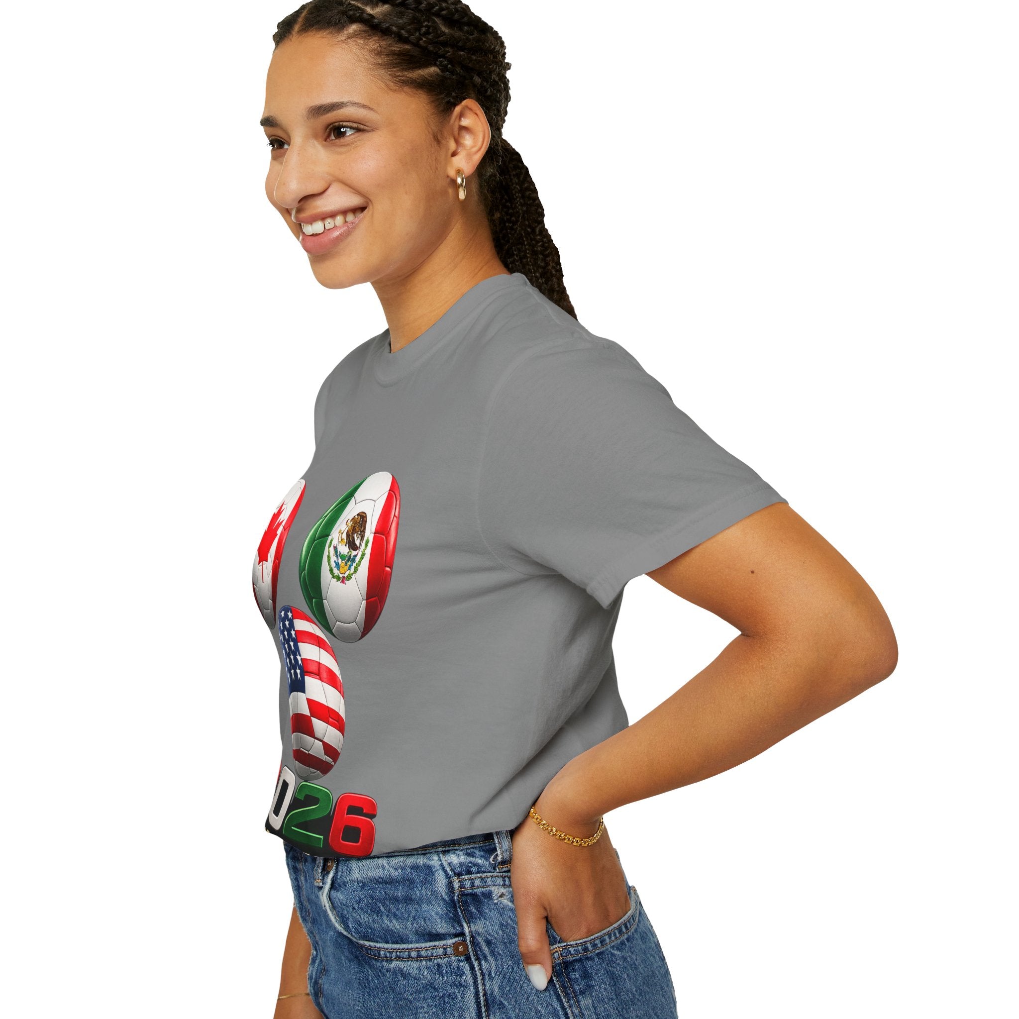 2026 World Cup Soccer T‑Shirt — USA Canada Mexico Fans