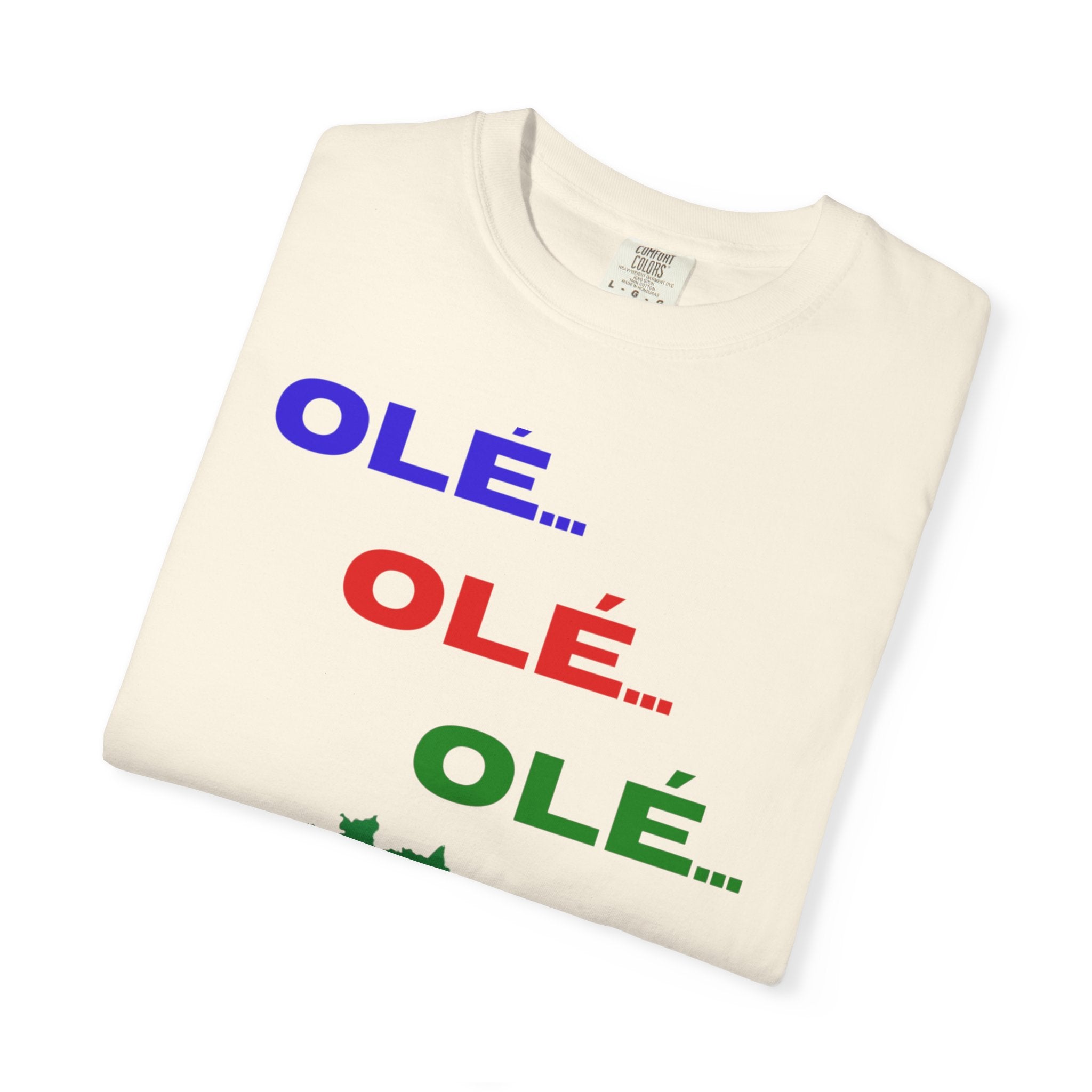Brazil Olé World Cup 2026 T-Shirt — Brazil Flag Map Soccer Fan Tee