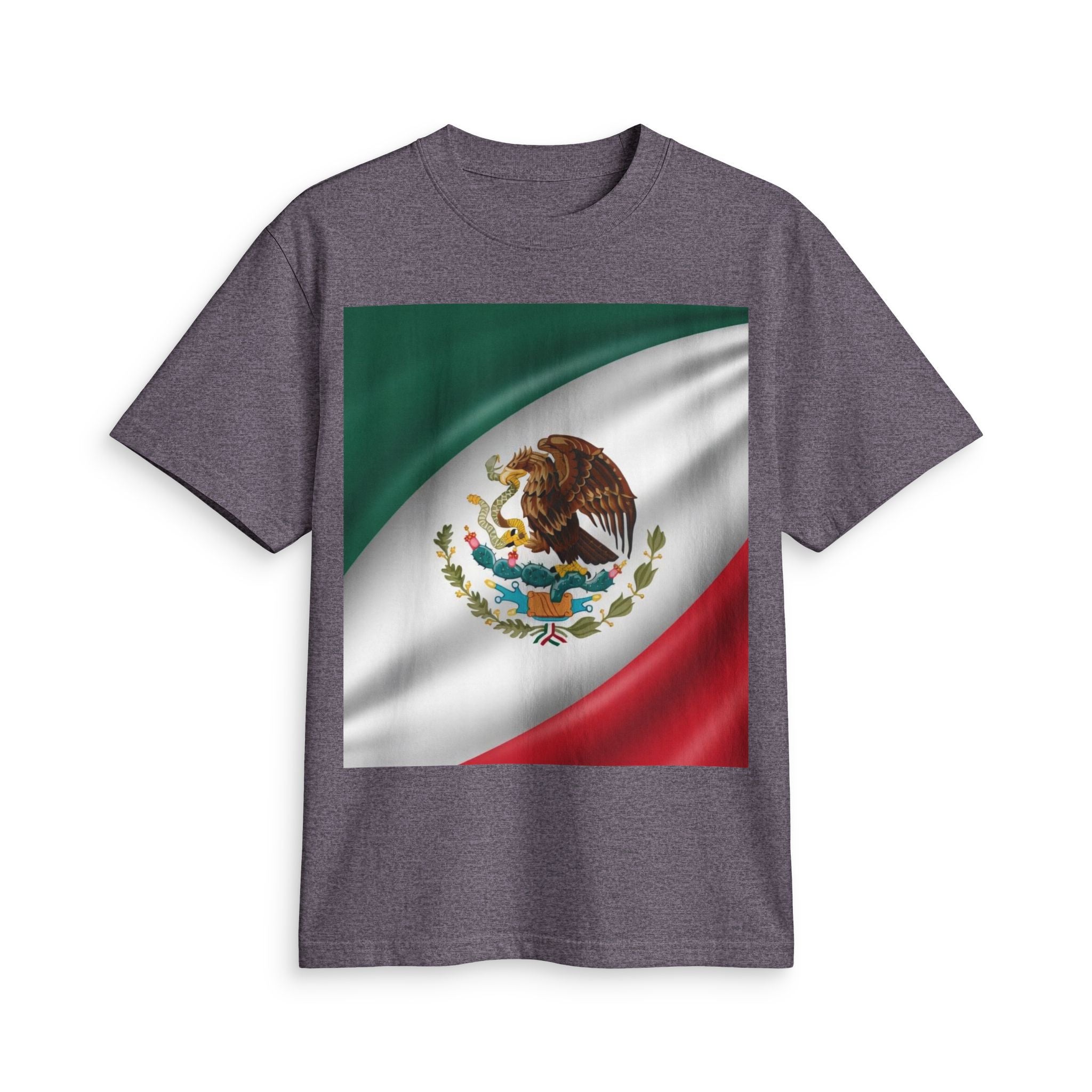 Mexico Flag T-Shirt — Mexican National Emblem Tee for Patriotic Celebrations