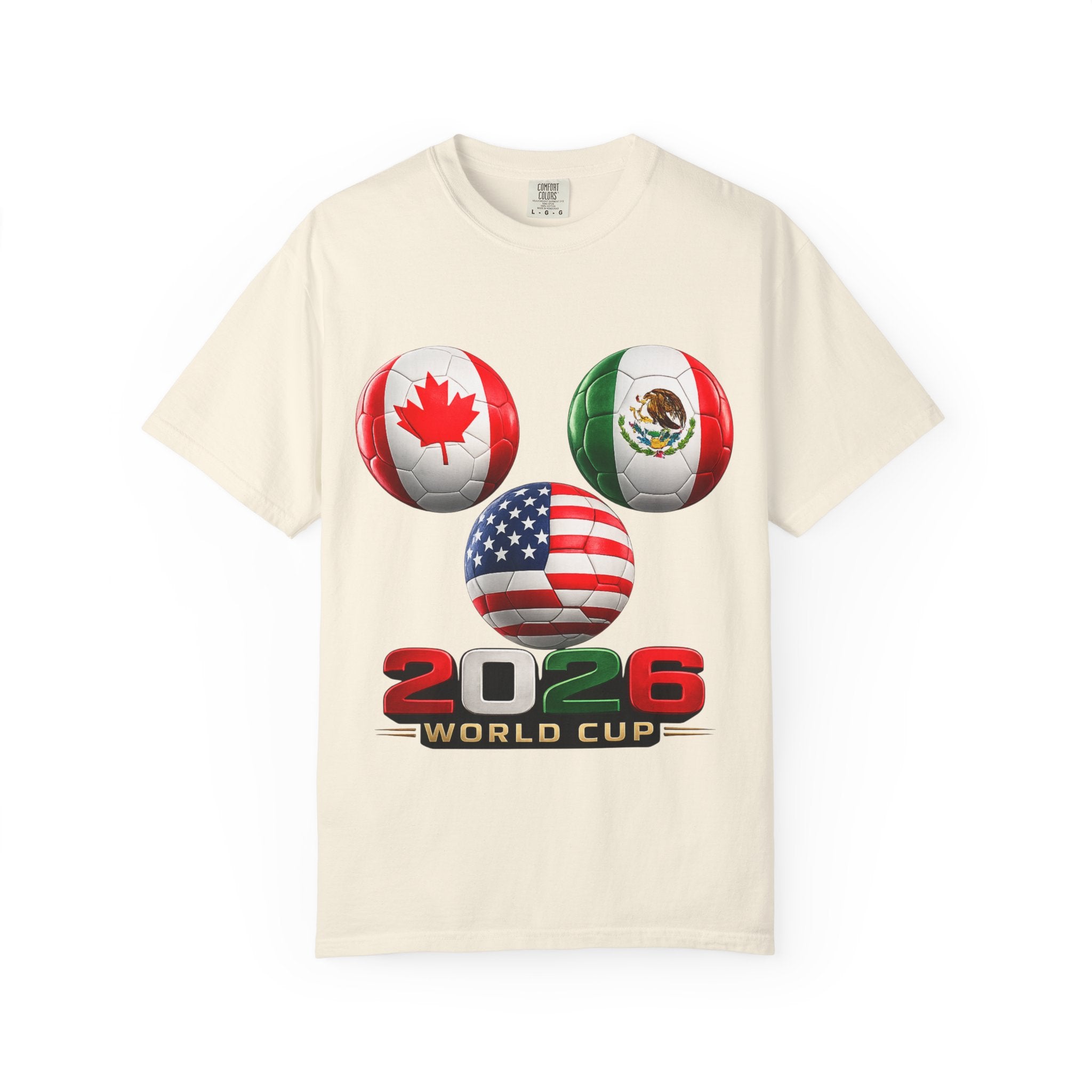 2026 World Cup Soccer T‑Shirt — USA Canada Mexico Fans