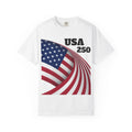 USA 250 Flag T-Shirt — Patriotic American Independence Tee