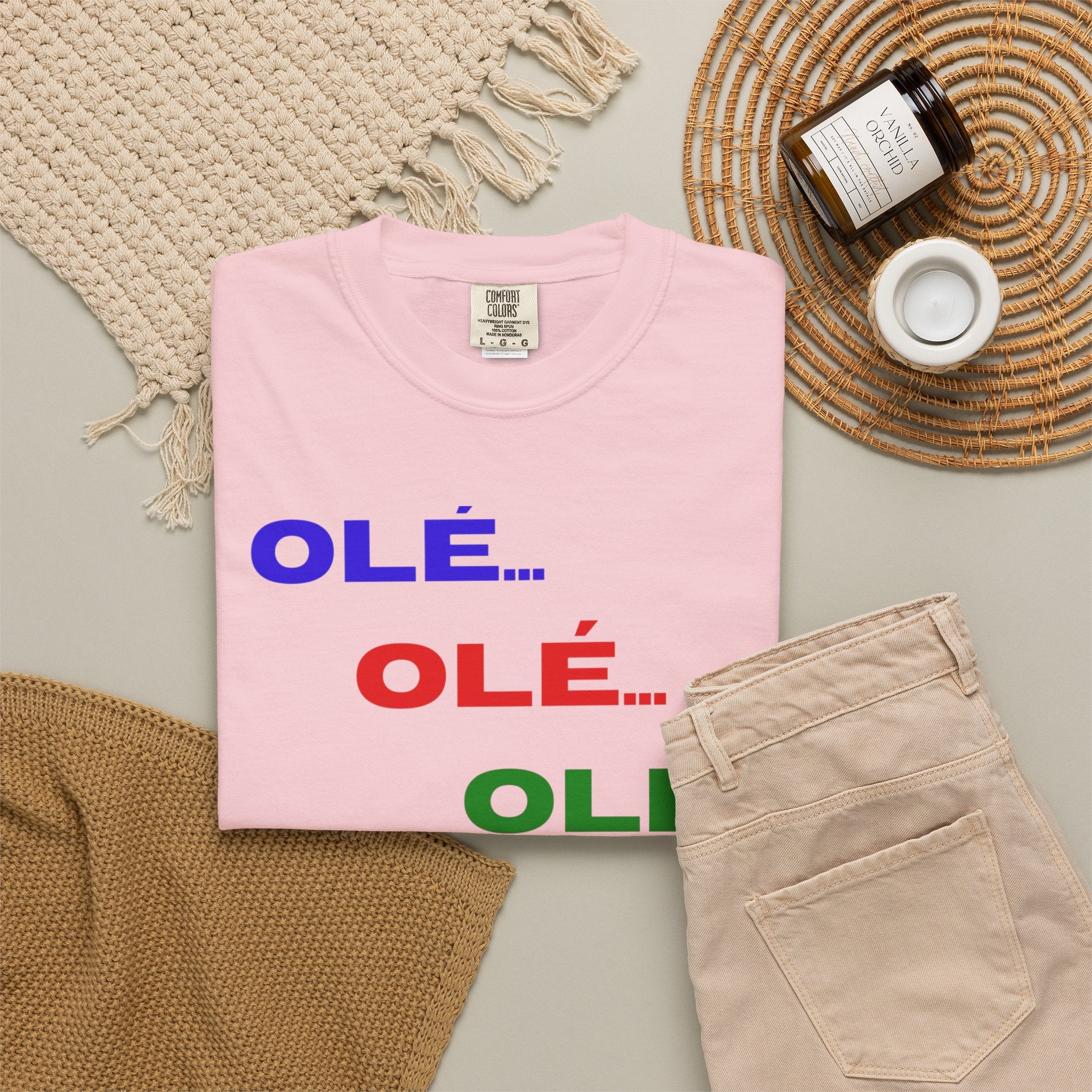 Brazil Olé World Cup 2026 T-Shirt — Brazil Flag Map Soccer Fan Tee