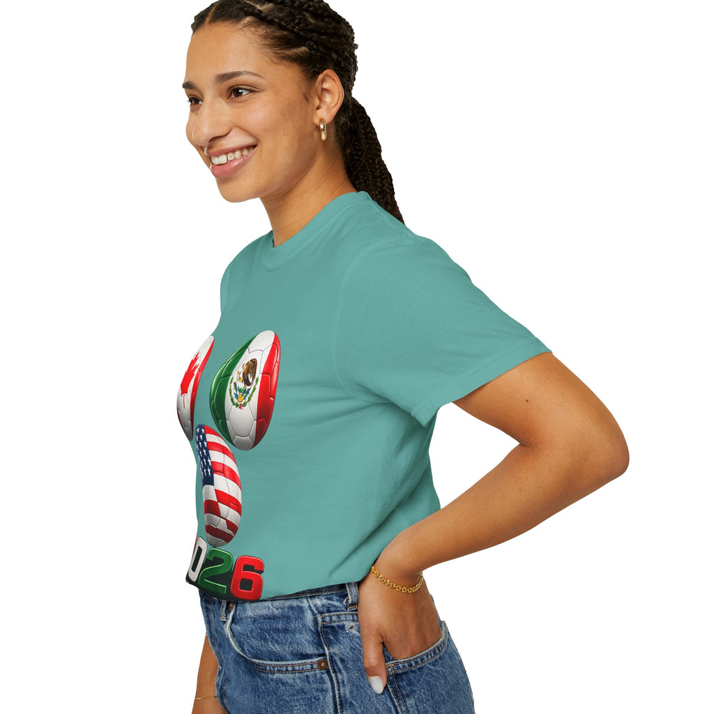 2026 World Cup Soccer T‑Shirt — USA Canada Mexico Fans
