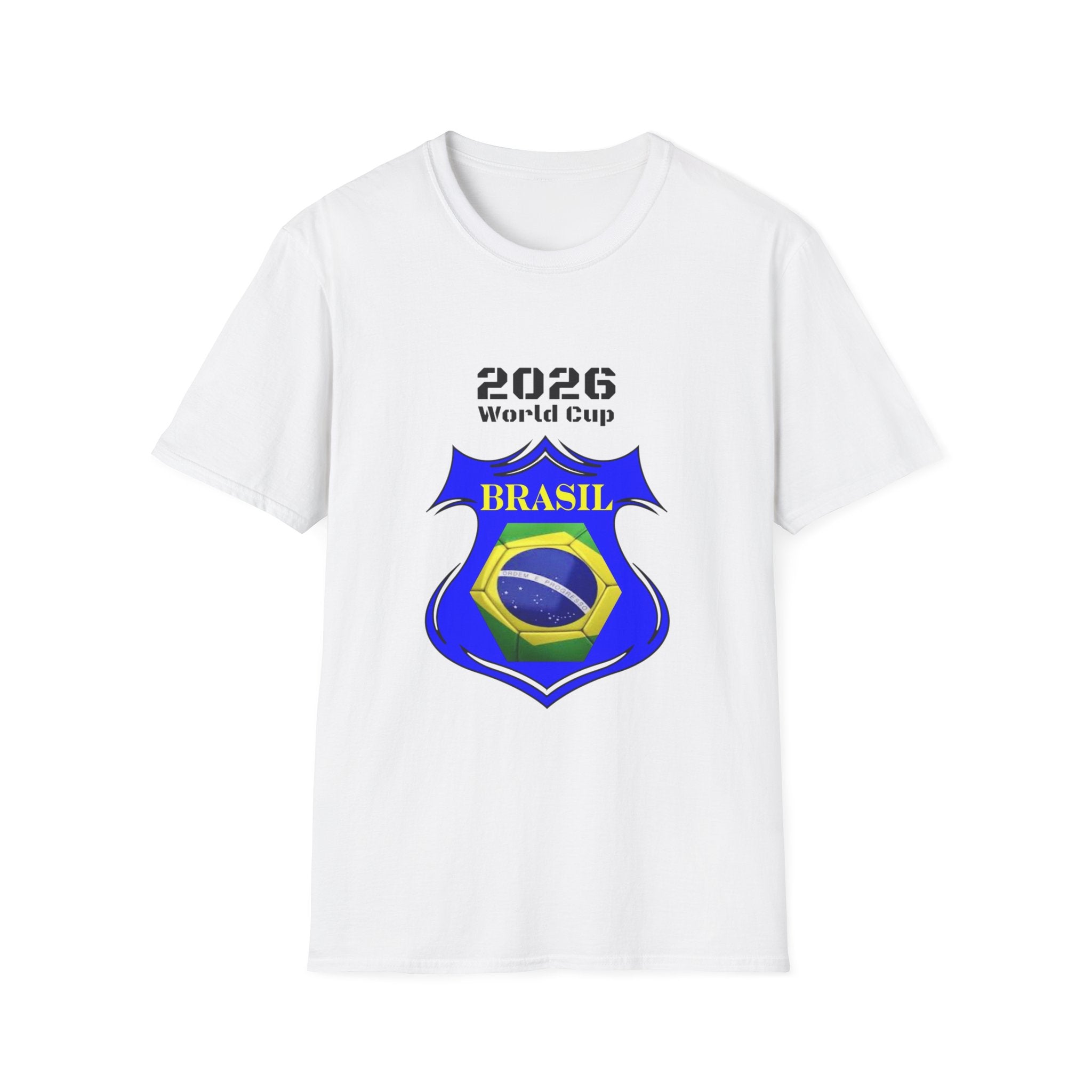 Brazil 2026 World Cup Crest T-Shirt — Soccer Football Tee