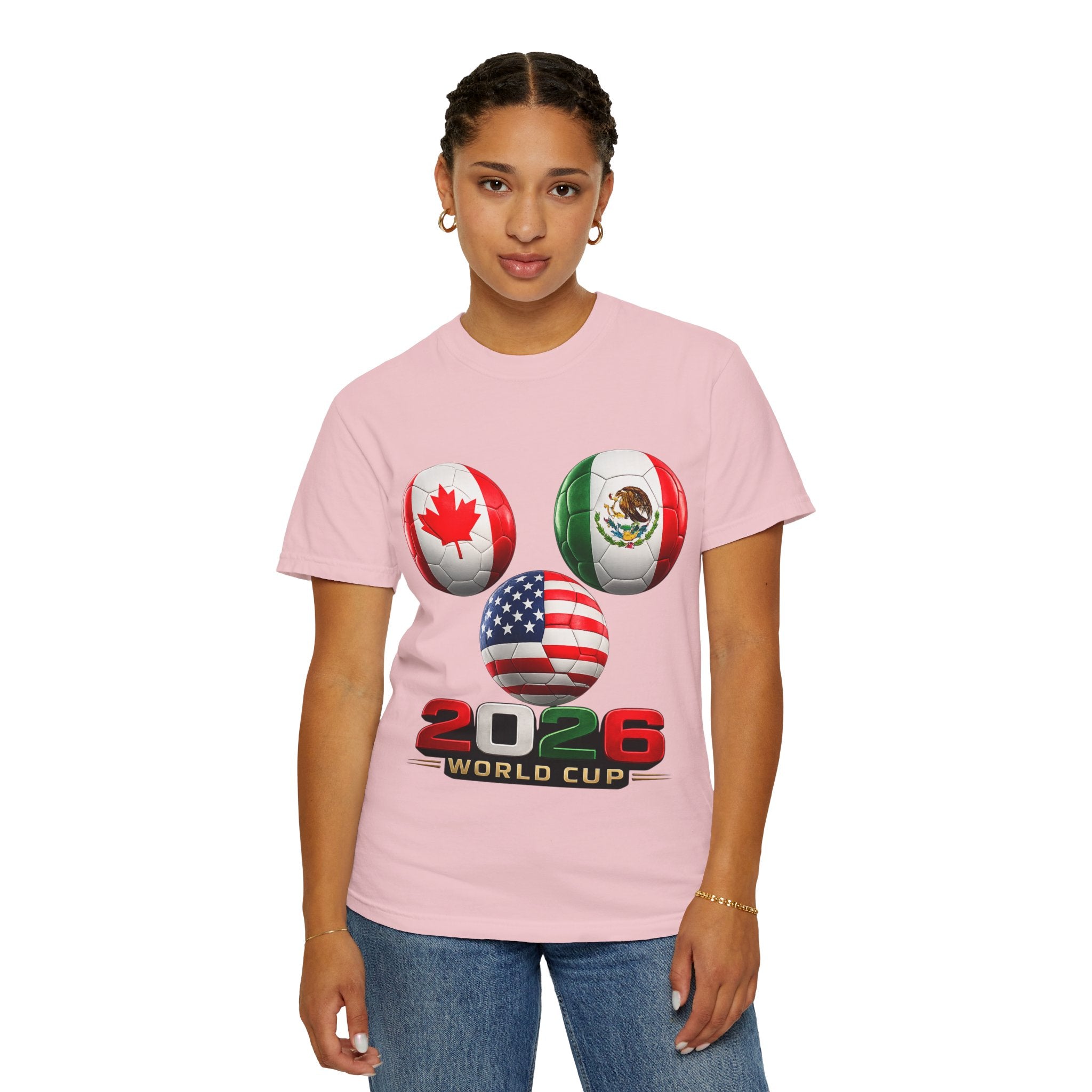 2026 World Cup Soccer T‑Shirt — USA Canada Mexico Fans