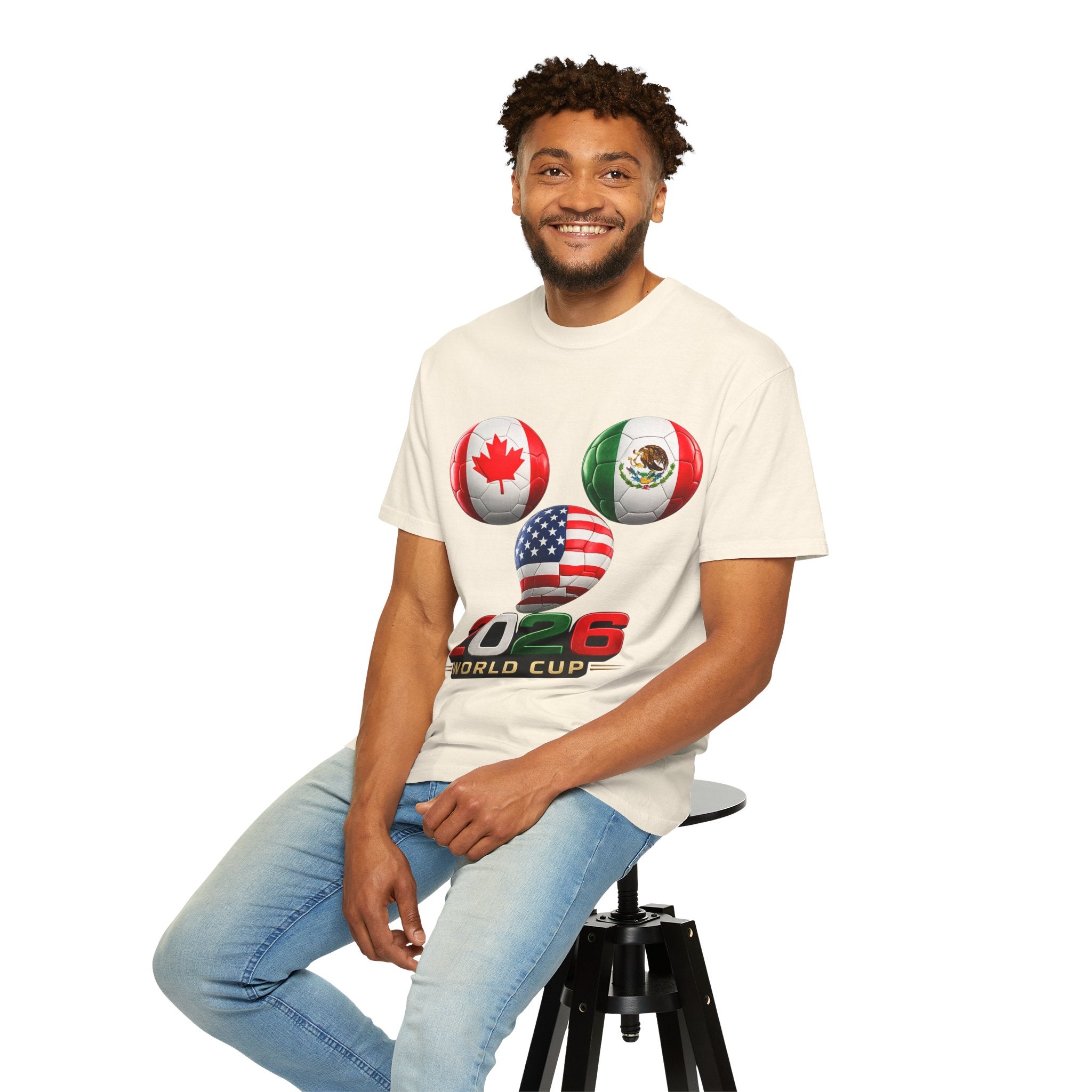 2026 World Cup Soccer T‑Shirt — USA Canada Mexico Fans