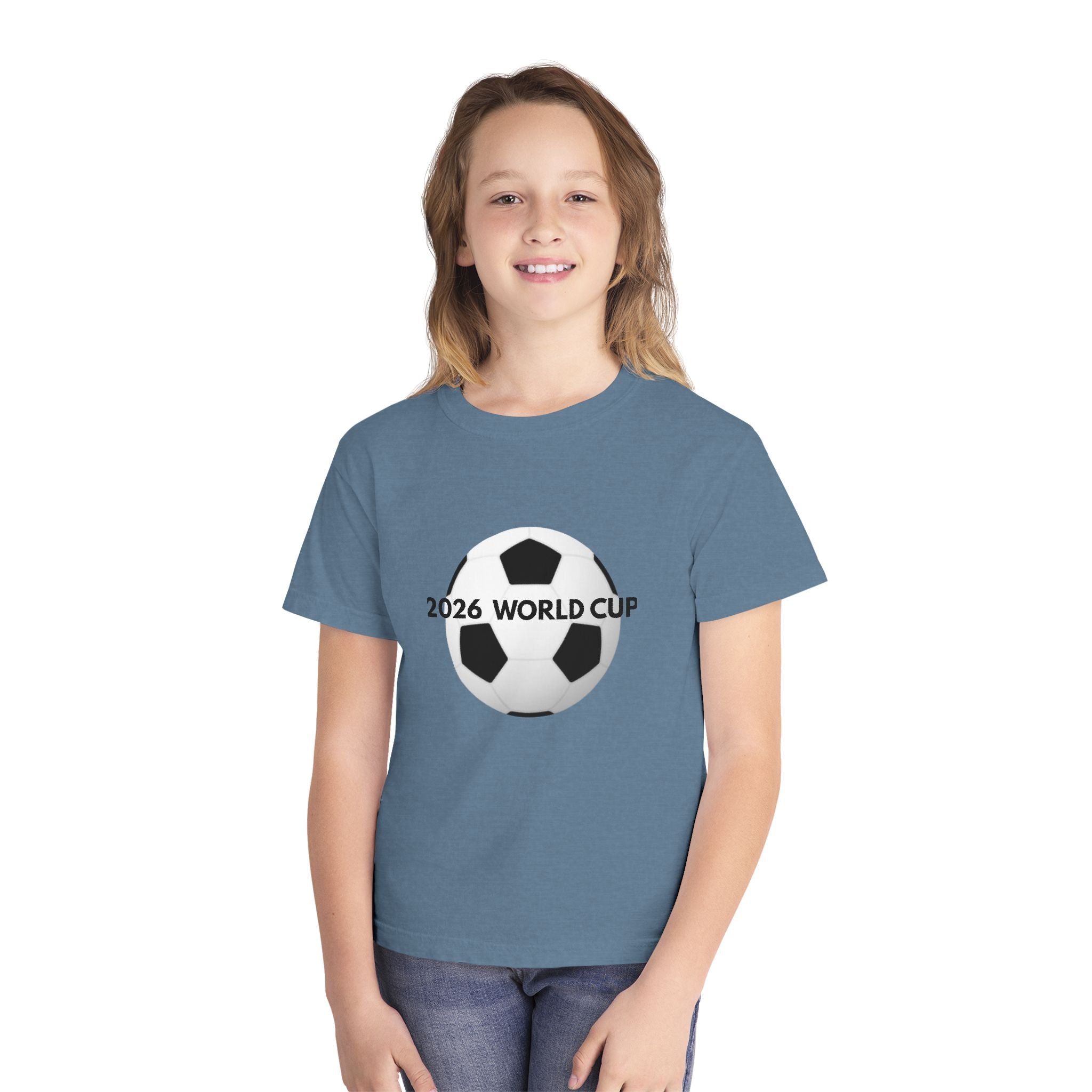 Youth 2026 World Cup Soccer Tee — Kids Football Fan Shirt