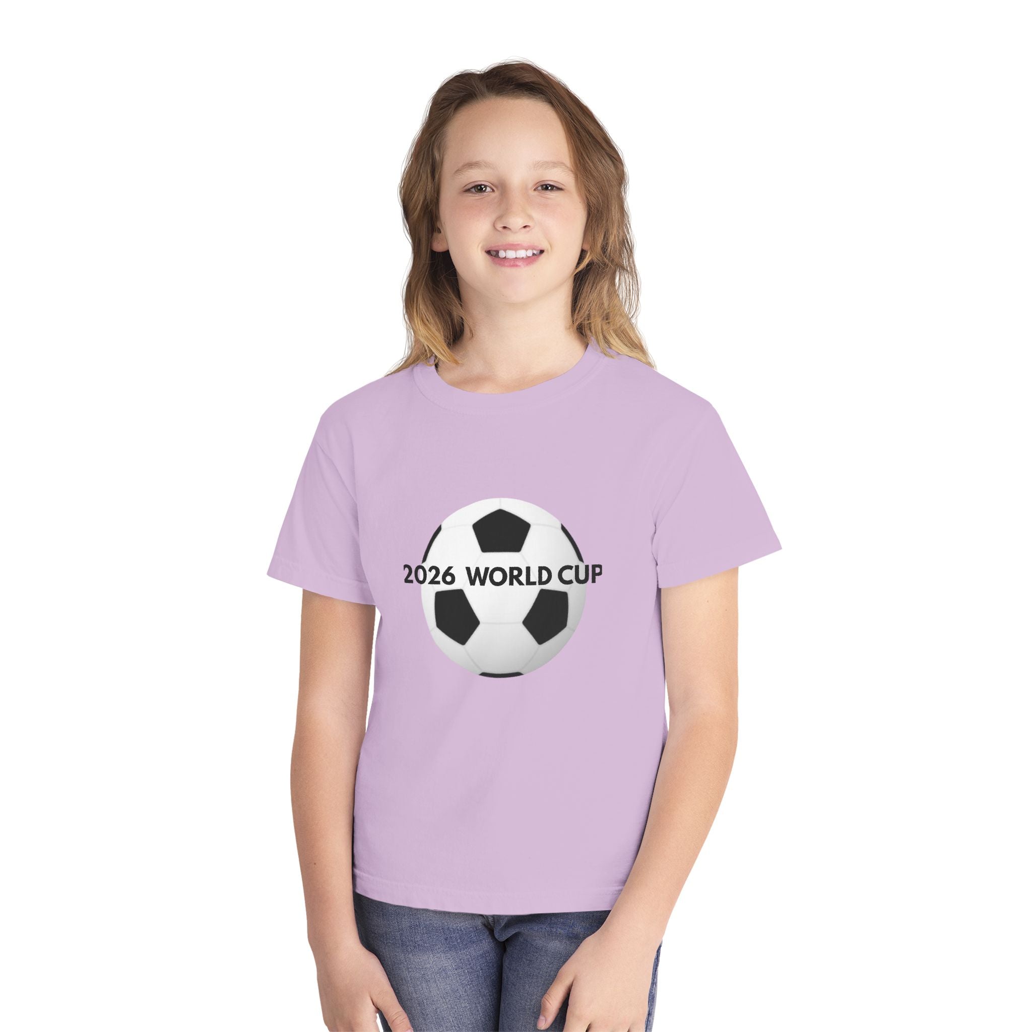 Youth 2026 World Cup Soccer Tee — Kids Football Fan Shirt