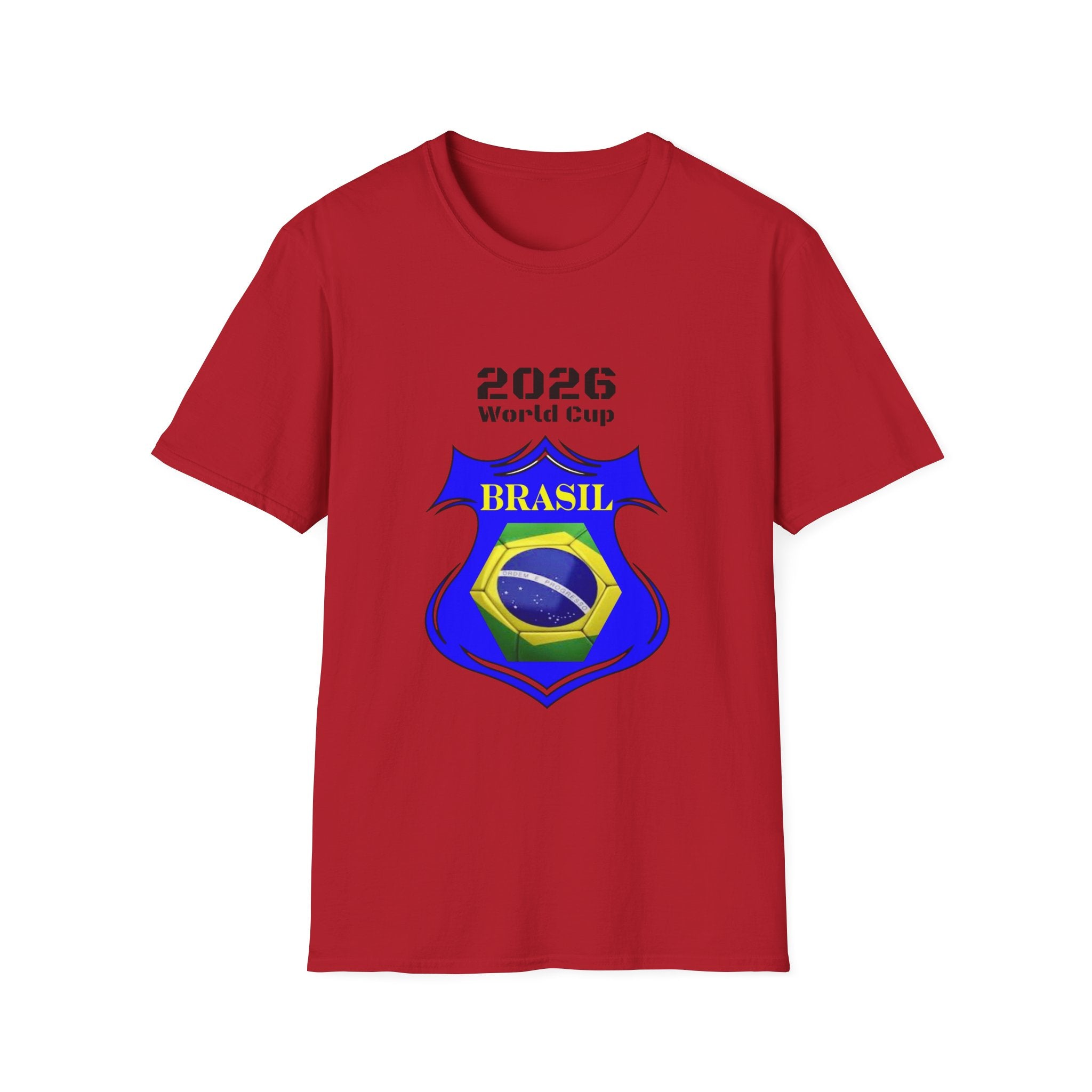 Brazil 2026 World Cup Crest T-Shirt — Soccer Football Tee