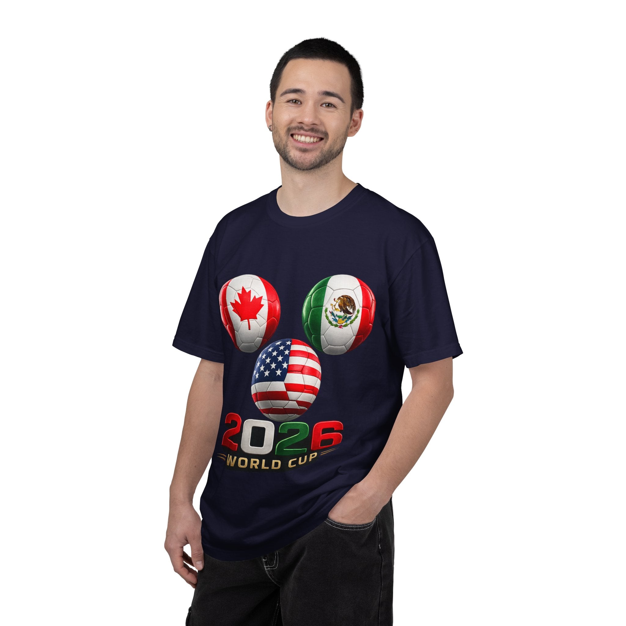 2026 World Cup Soccer T‑Shirt — USA Canada Mexico Fans