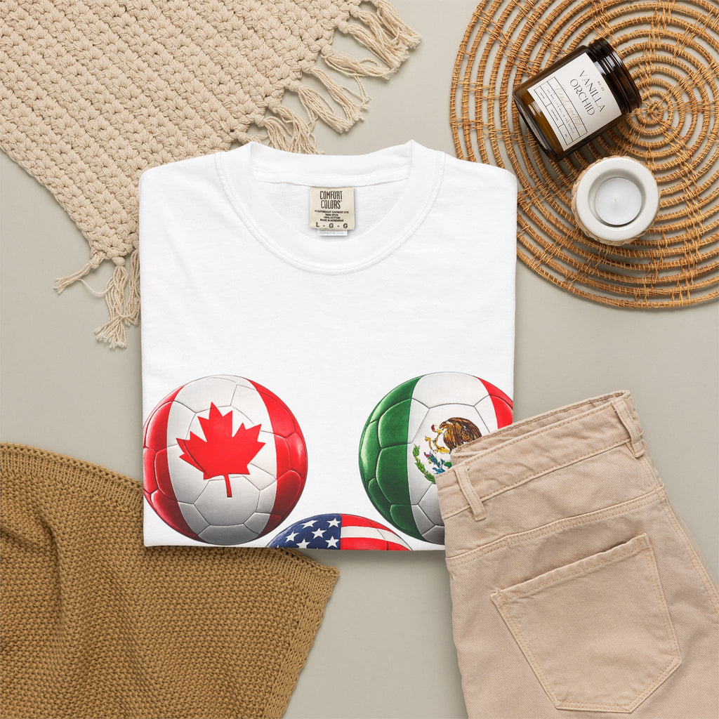 2026 World Cup Soccer T‑Shirt — USA Canada Mexico Fans