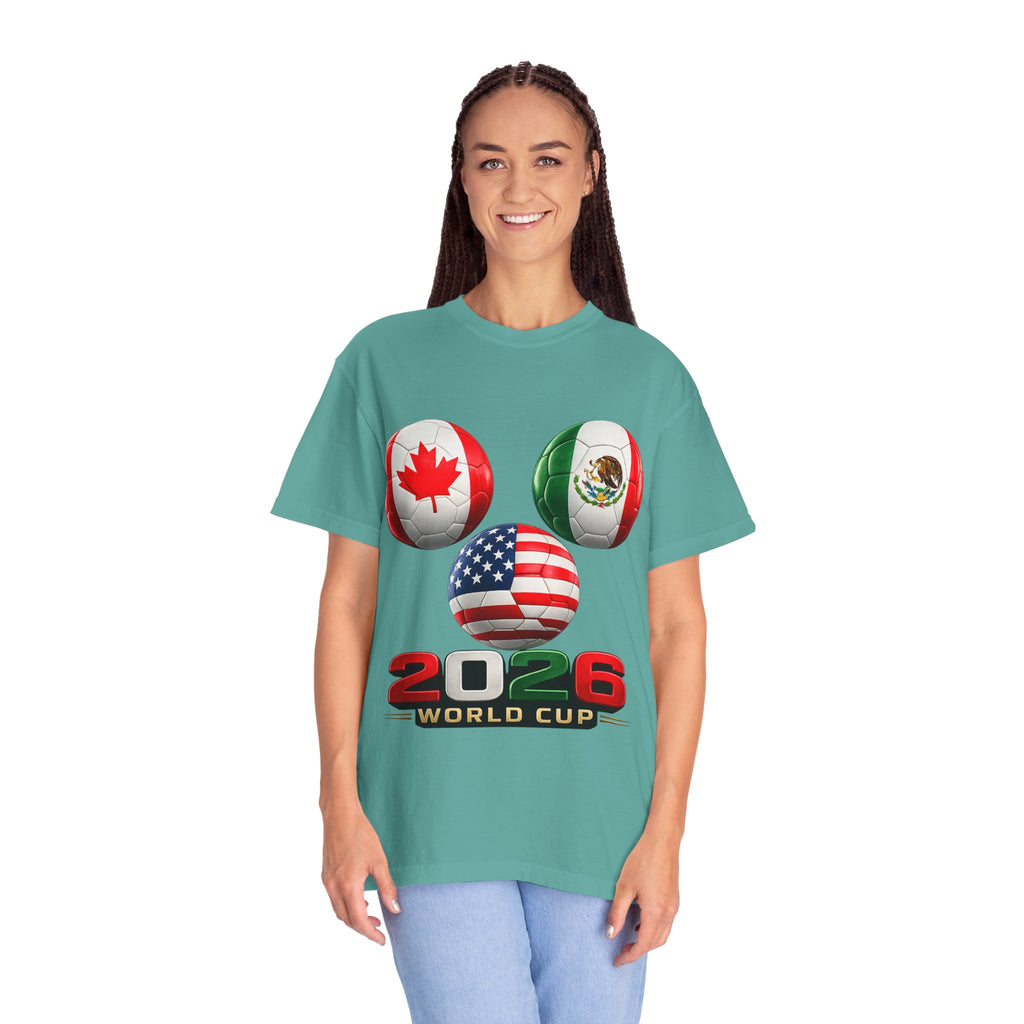 2026 World Cup Soccer T‑Shirt — USA Canada Mexico Fans