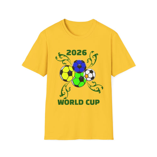 2026 World Cup Soccer Balls T-Shirt | Soccer Tournament Tee