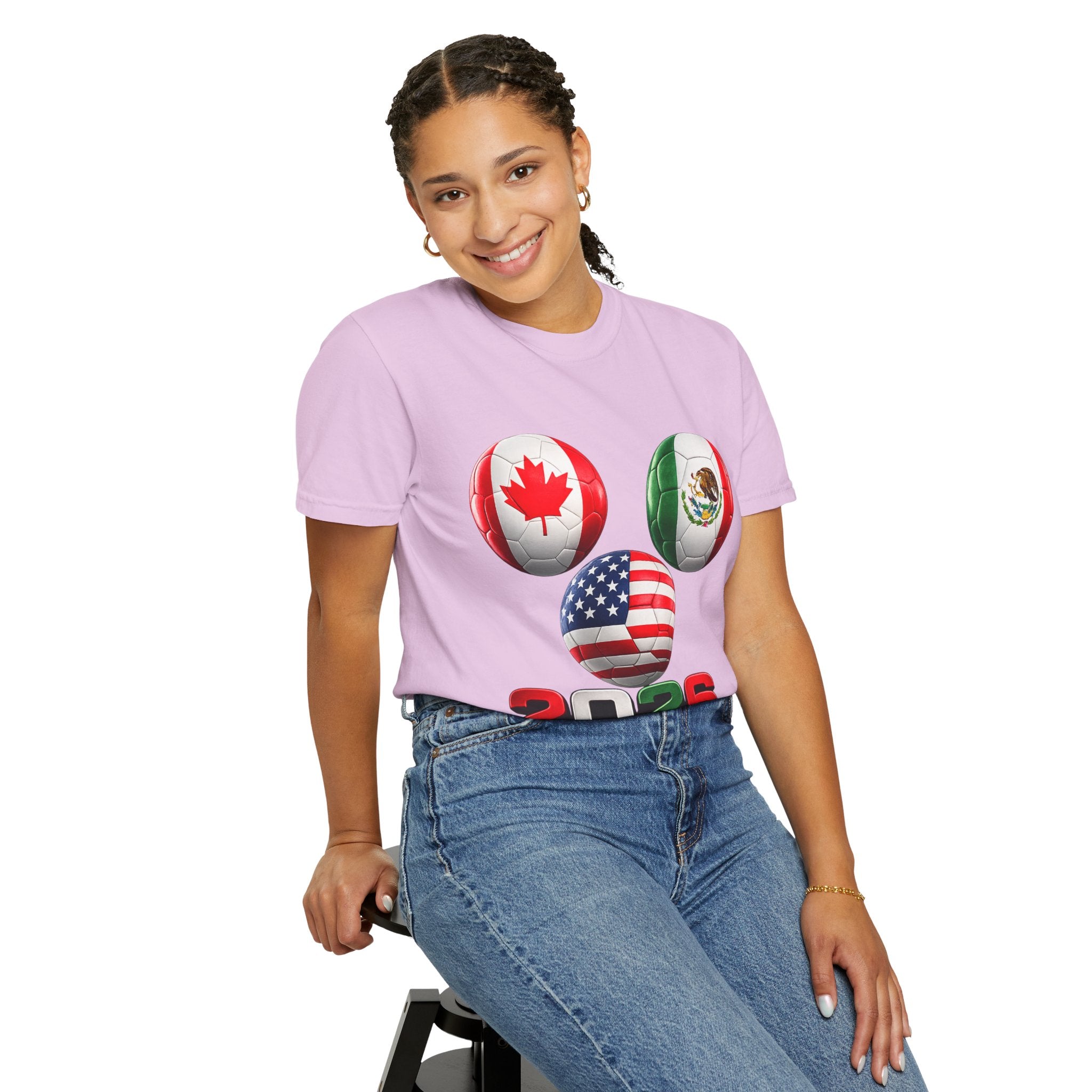 2026 World Cup Soccer T‑Shirt — USA Canada Mexico Fans