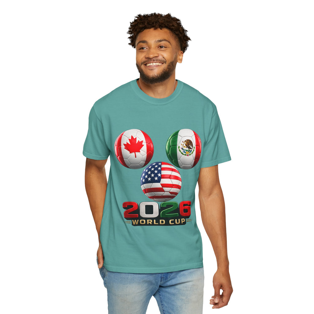 2026 World Cup Soccer T‑Shirt — USA Canada Mexico Fans
