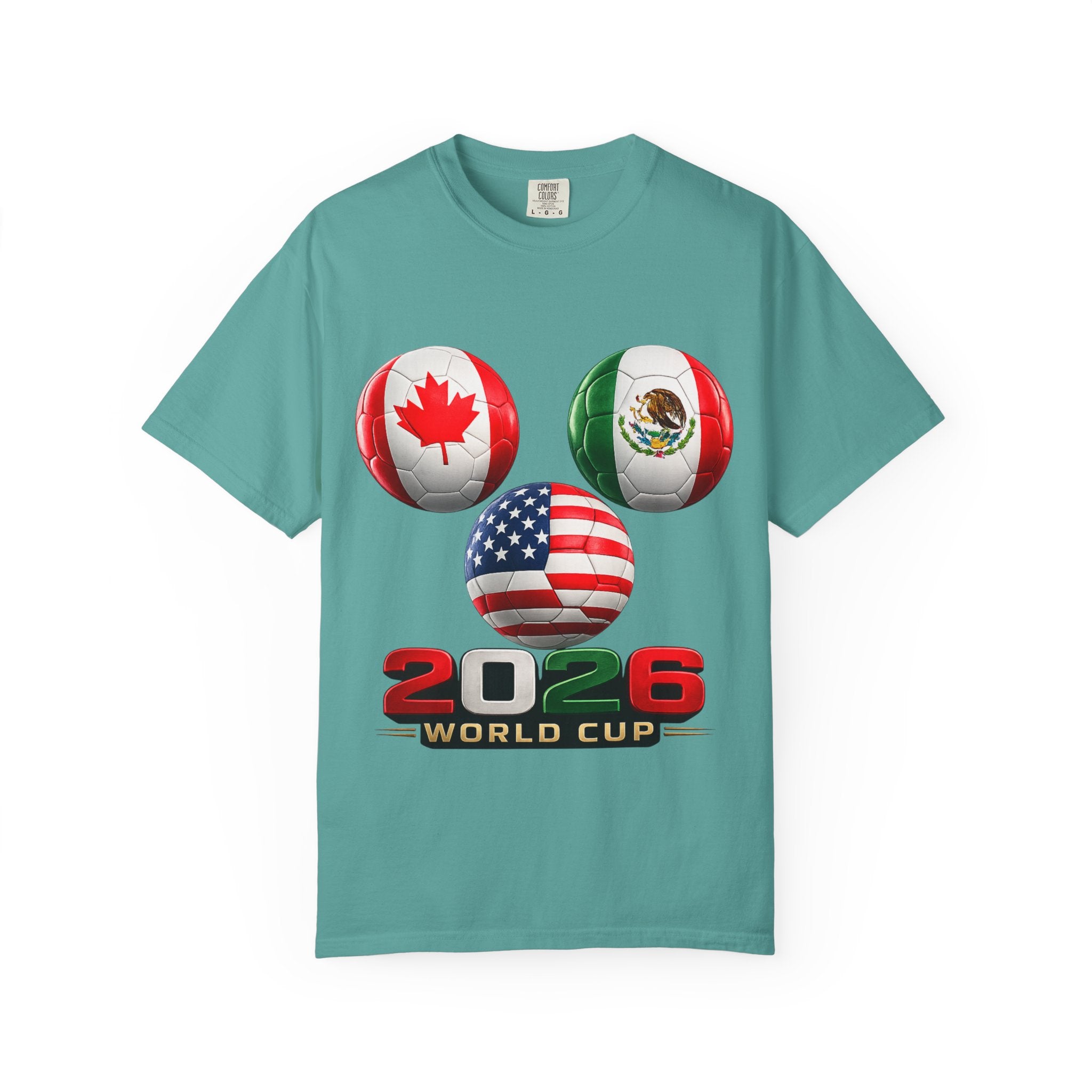 2026 World Cup Soccer T‑Shirt — USA Canada Mexico Fans