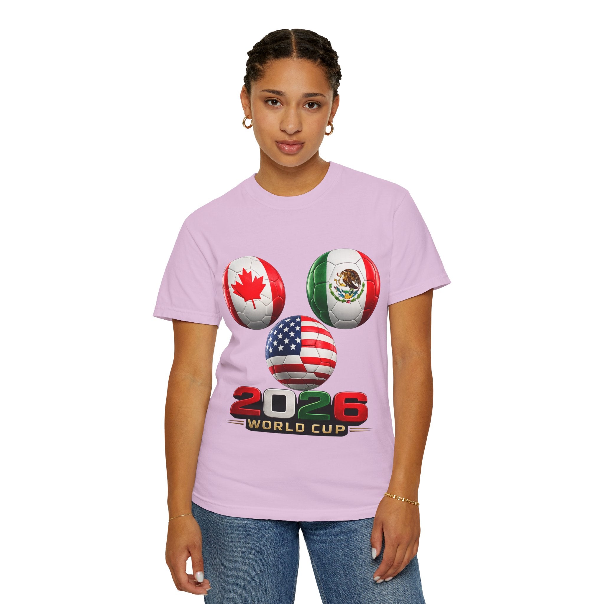 2026 World Cup Soccer T‑Shirt — USA Canada Mexico Fans