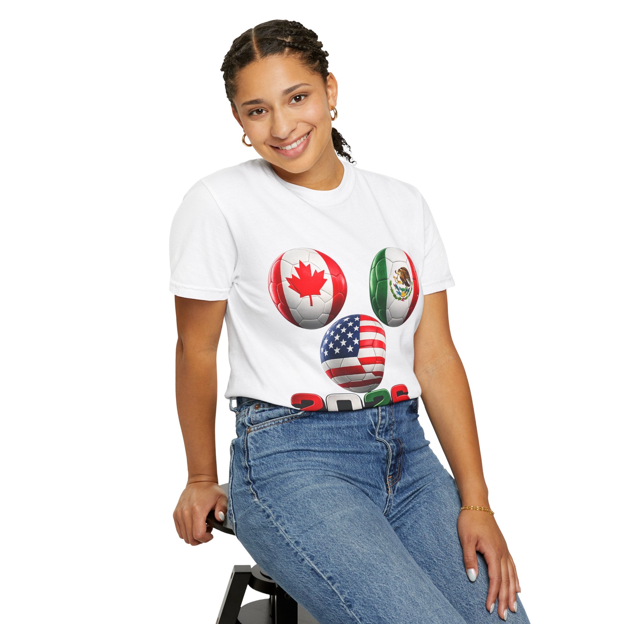 2026 World Cup Soccer T‑Shirt — USA Canada Mexico Fans
