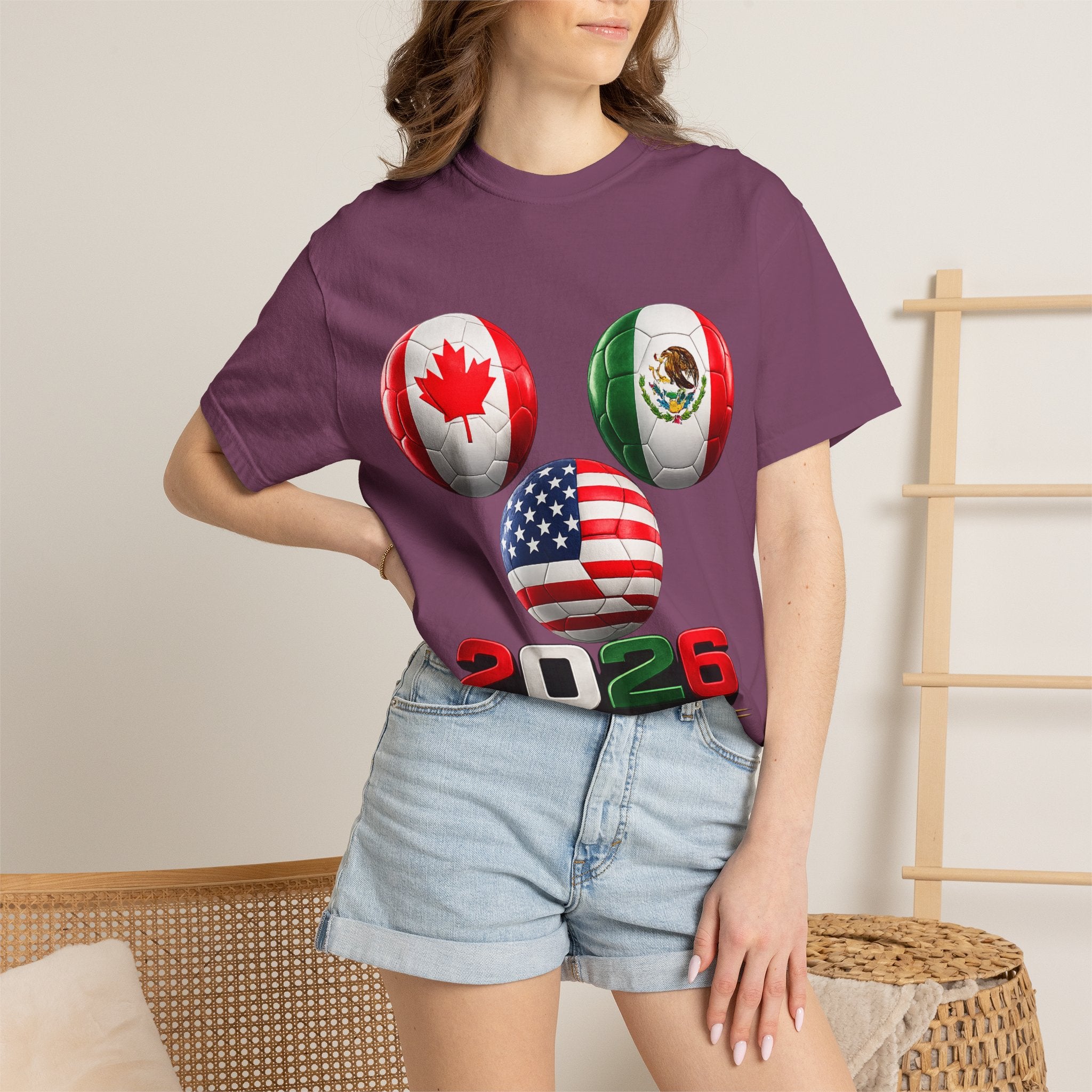 2026 World Cup Soccer T‑Shirt — USA Canada Mexico Fans