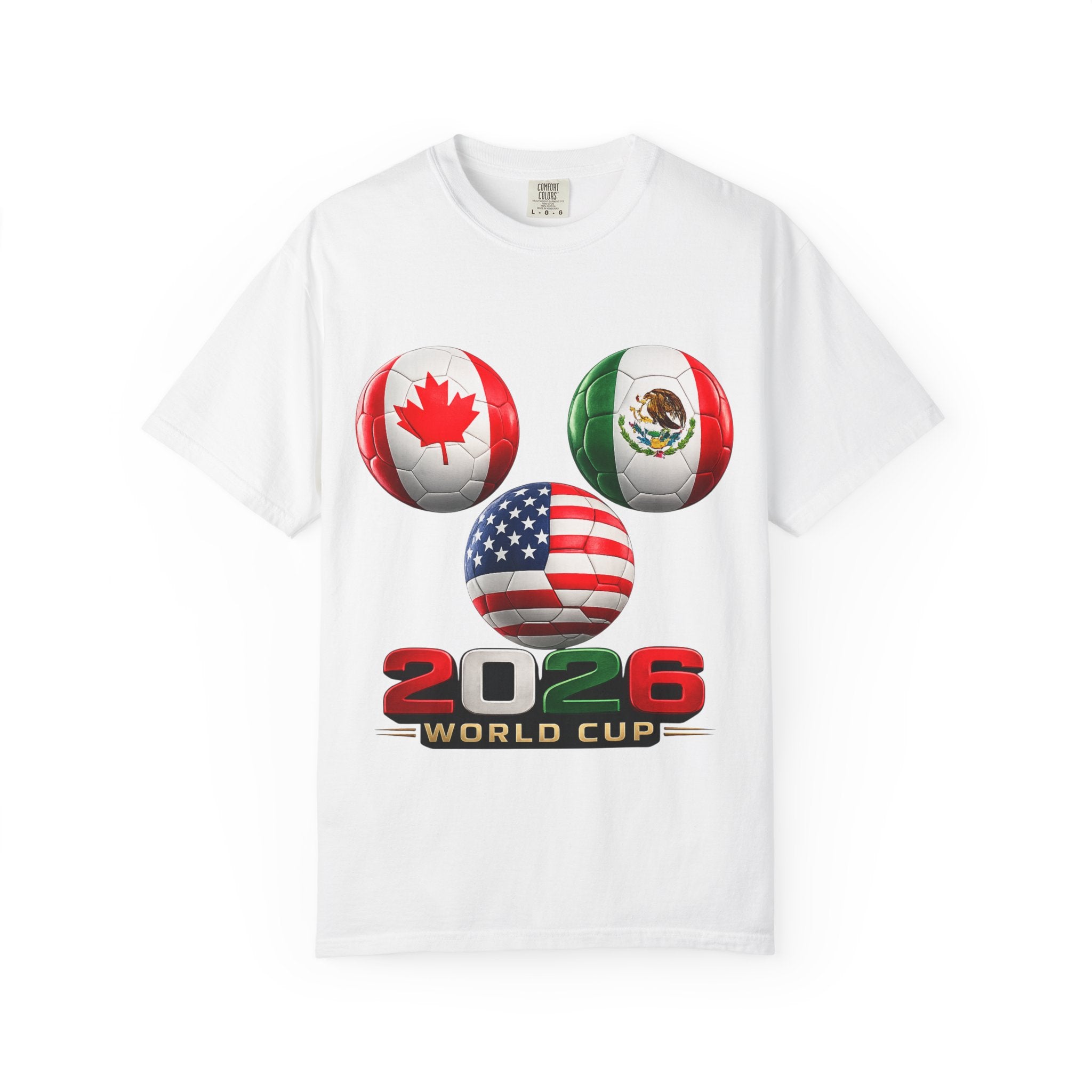 2026 World Cup Soccer T‑Shirt — USA Canada Mexico Fans