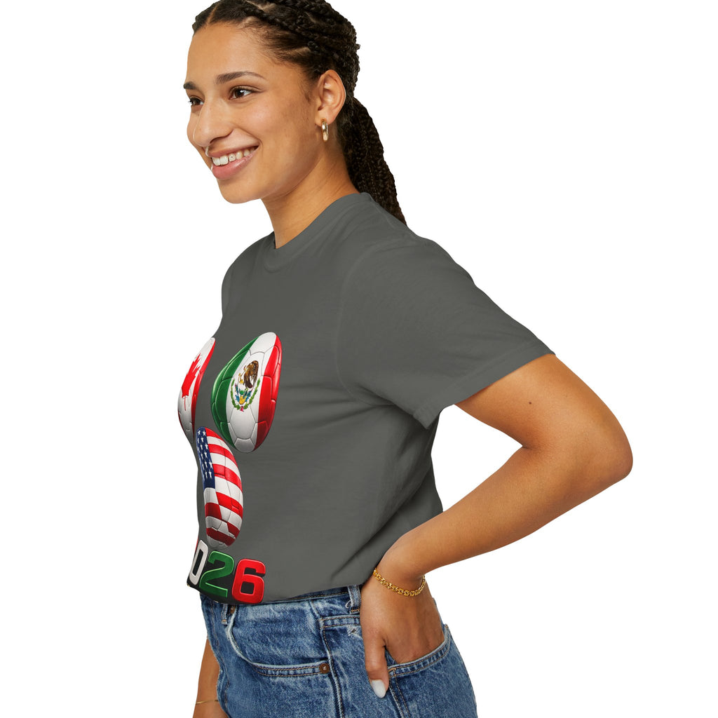 2026 World Cup Soccer T‑Shirt — USA Canada Mexico Fans