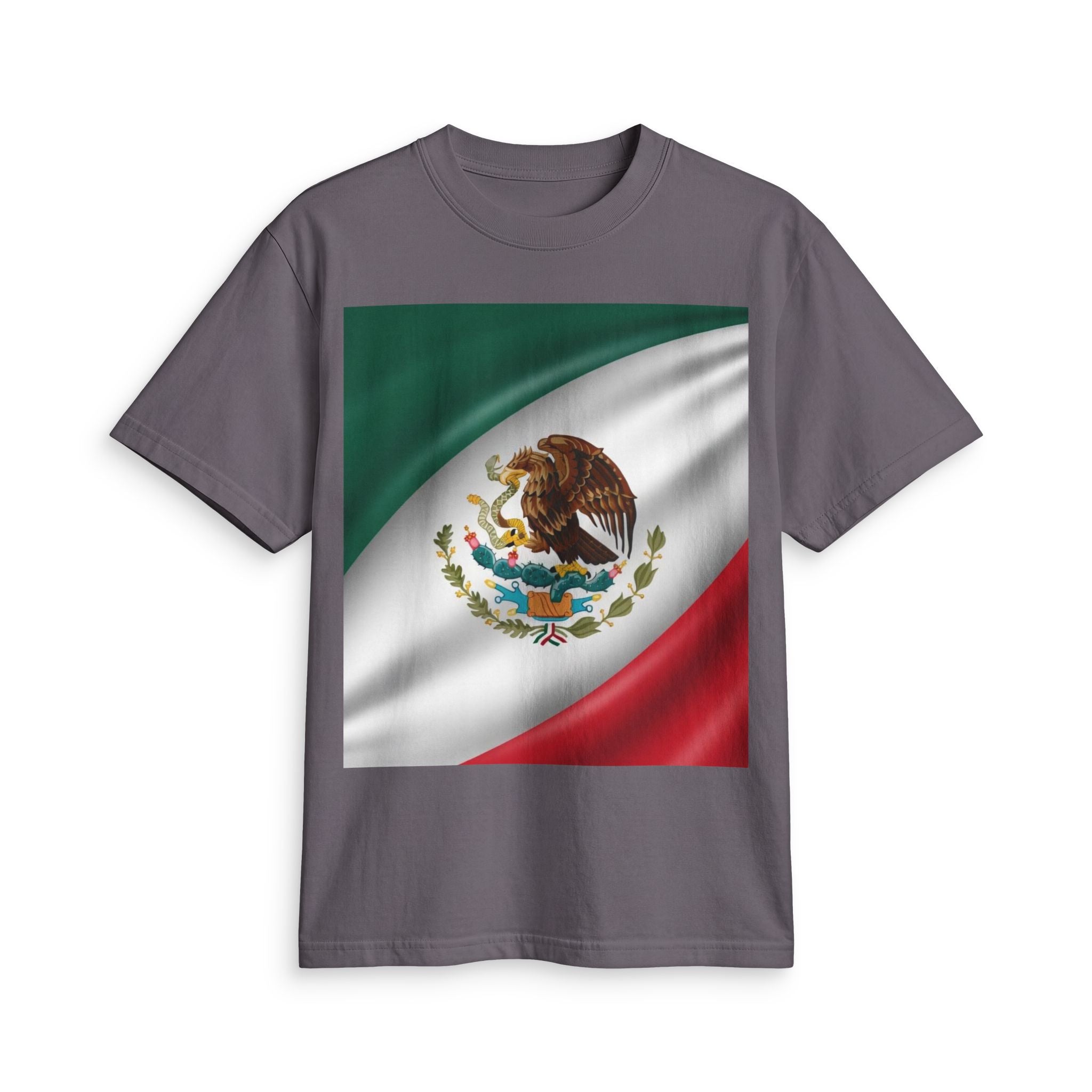 Mexico Flag T-Shirt — Mexican National Emblem Tee for Patriotic Celebrations