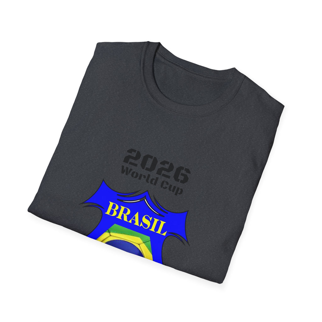 Brazil 2026 World Cup Crest T-Shirt — Soccer Football Tee