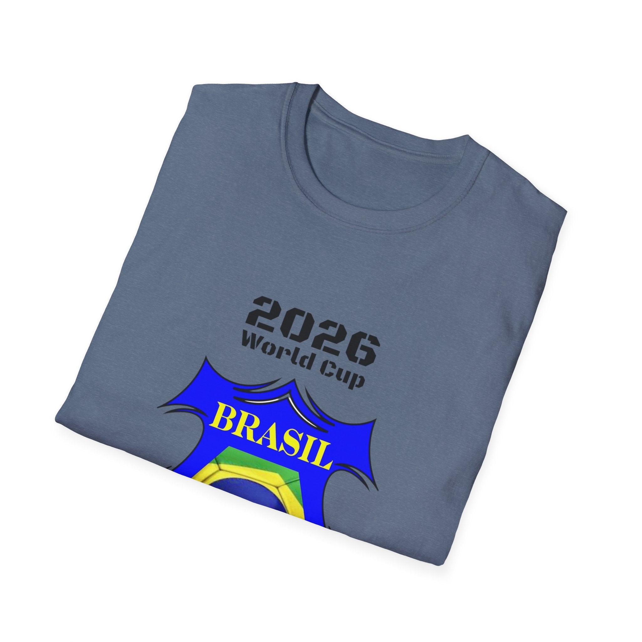 Brazil 2026 World Cup Crest T-Shirt — Soccer Football Tee