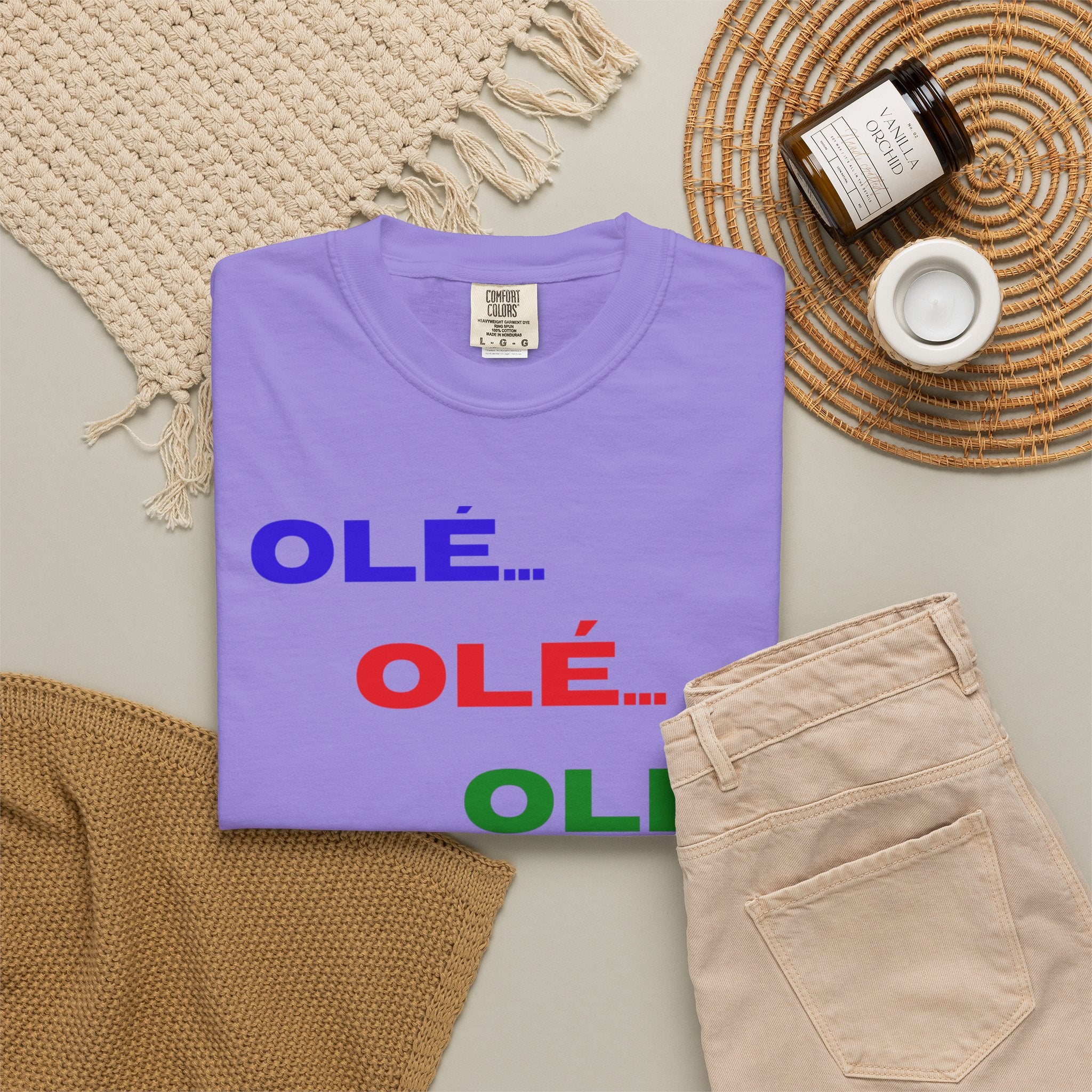 Brazil Olé World Cup 2026 T-Shirt — Brazil Flag Map Soccer Fan Tee
