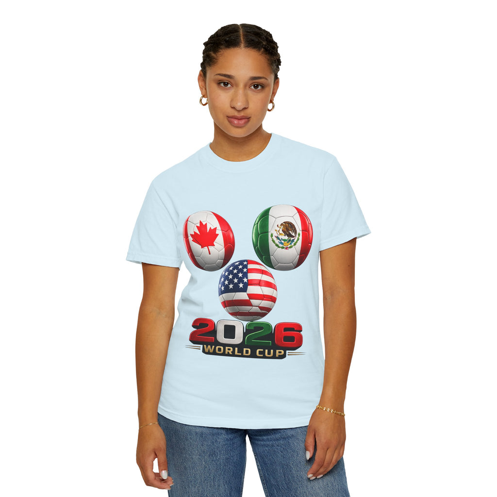 2026 World Cup Soccer T‑Shirt — USA Canada Mexico Fans