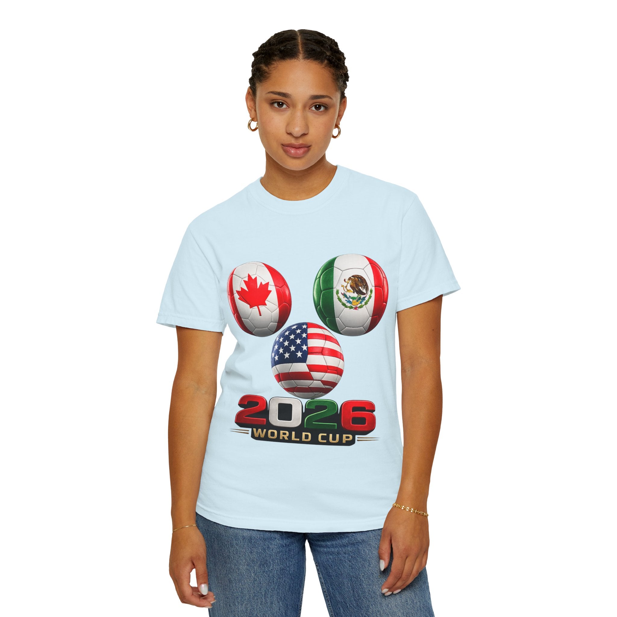 2026 World Cup Soccer T‑Shirt — USA Canada Mexico Fans