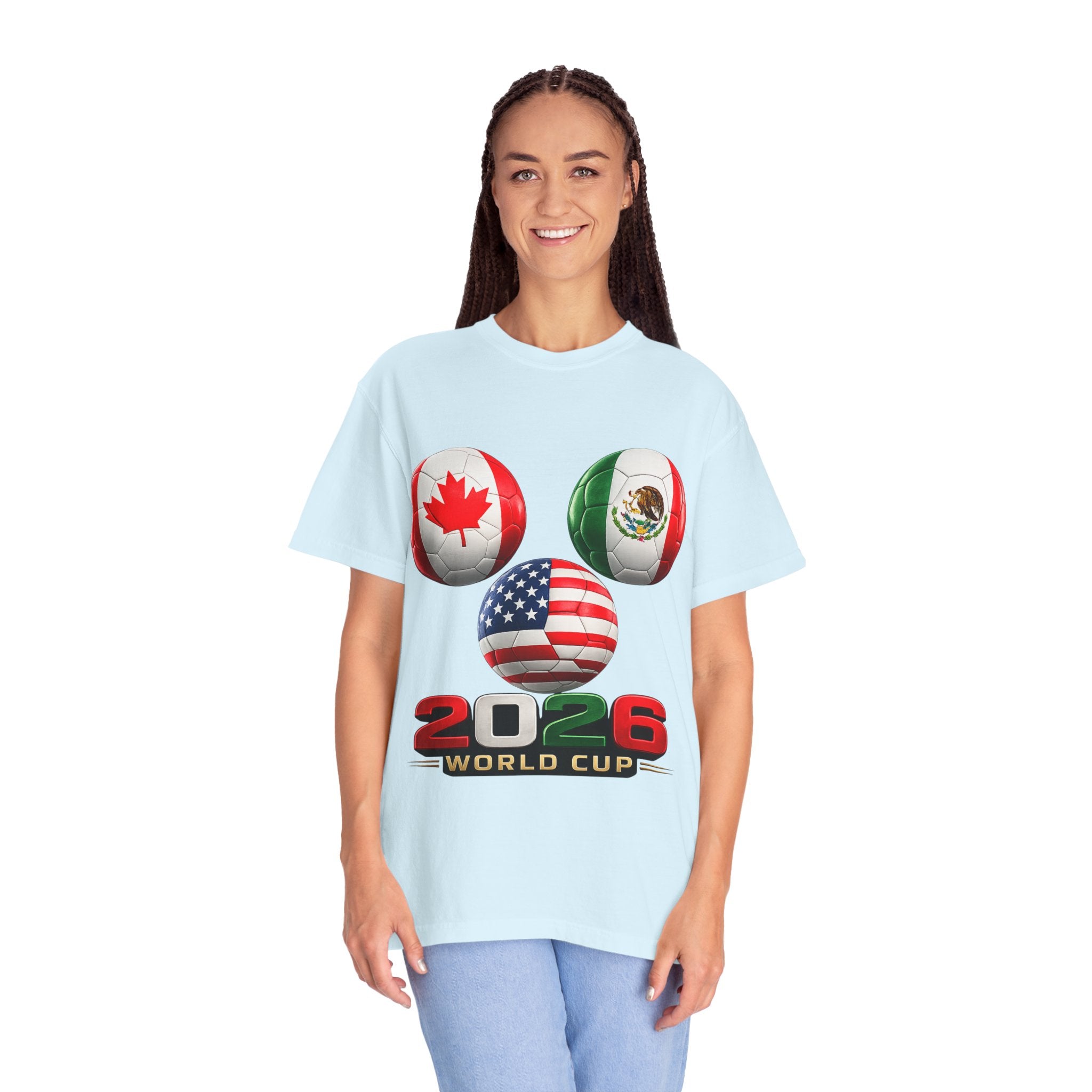 2026 World Cup Soccer T‑Shirt — USA Canada Mexico Fans