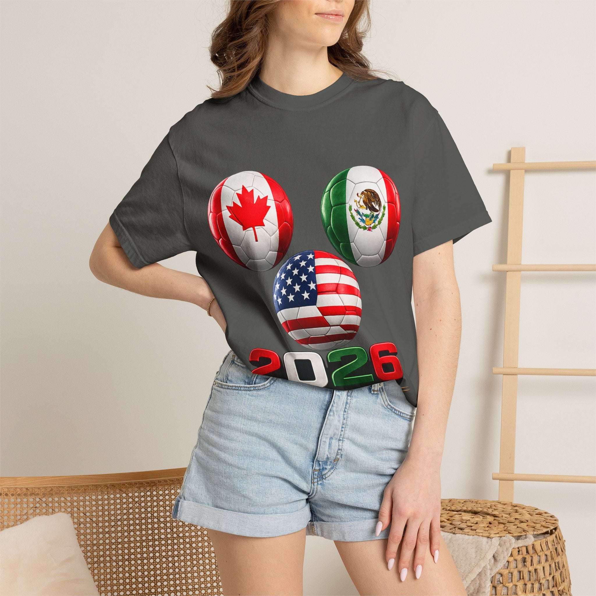 2026 World Cup Soccer T‑Shirt — USA Canada Mexico Fans