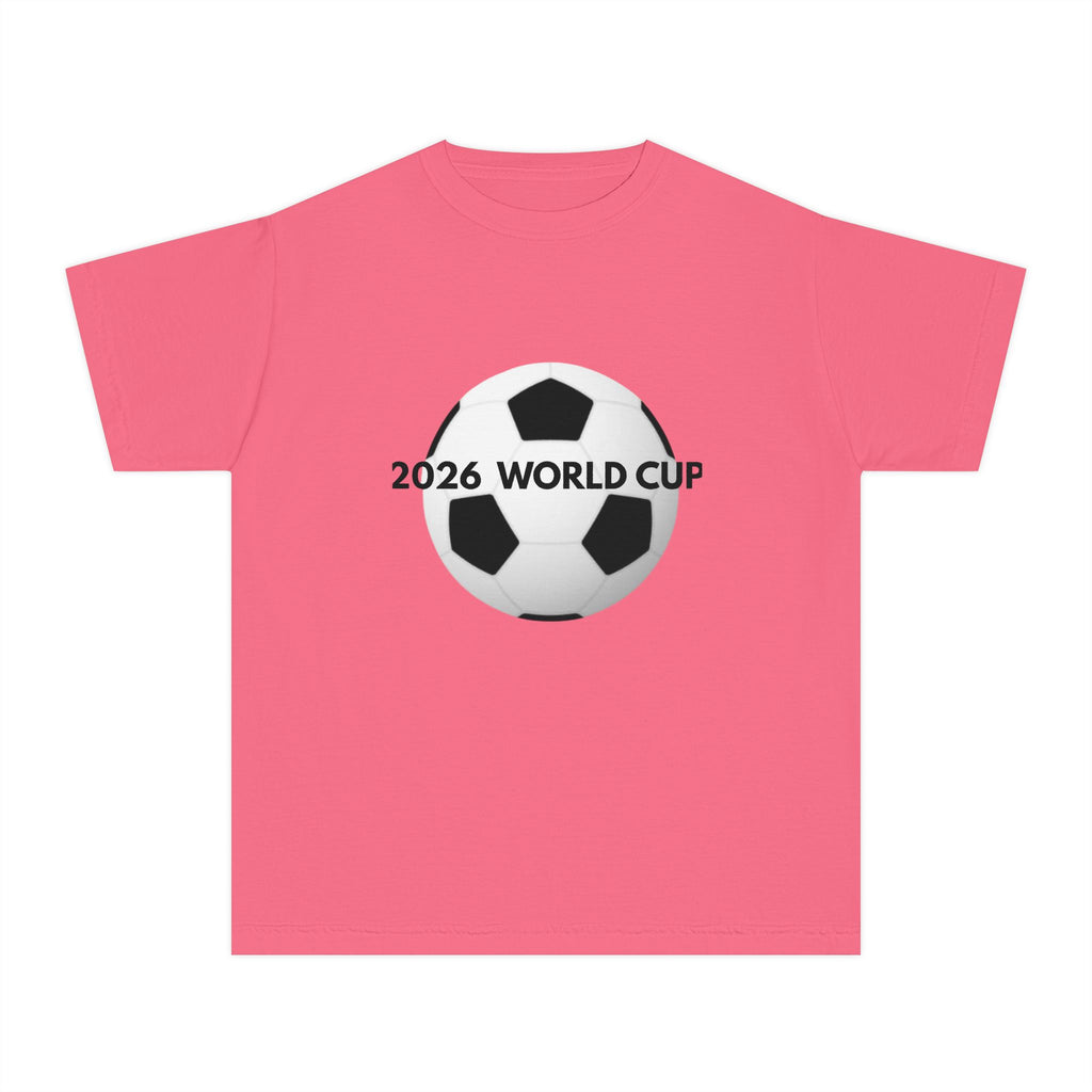 Youth 2026 World Cup Soccer Tee — Kids Football Fan Shirt