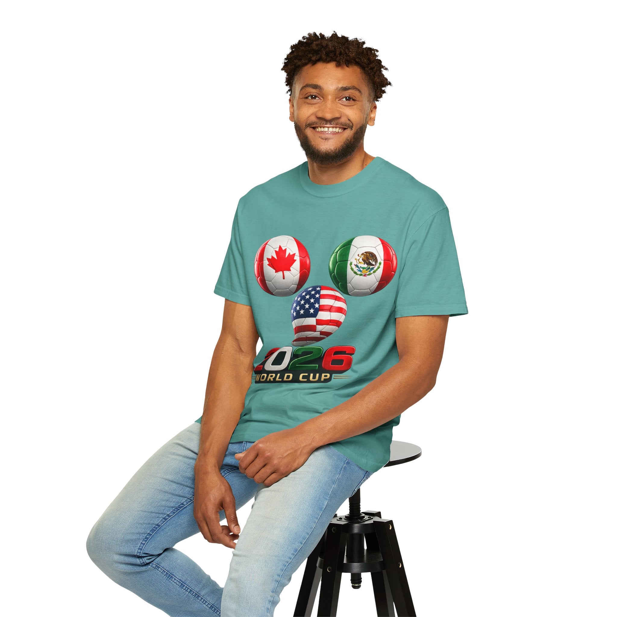 2026 World Cup Soccer T‑Shirt — USA Canada Mexico Fans