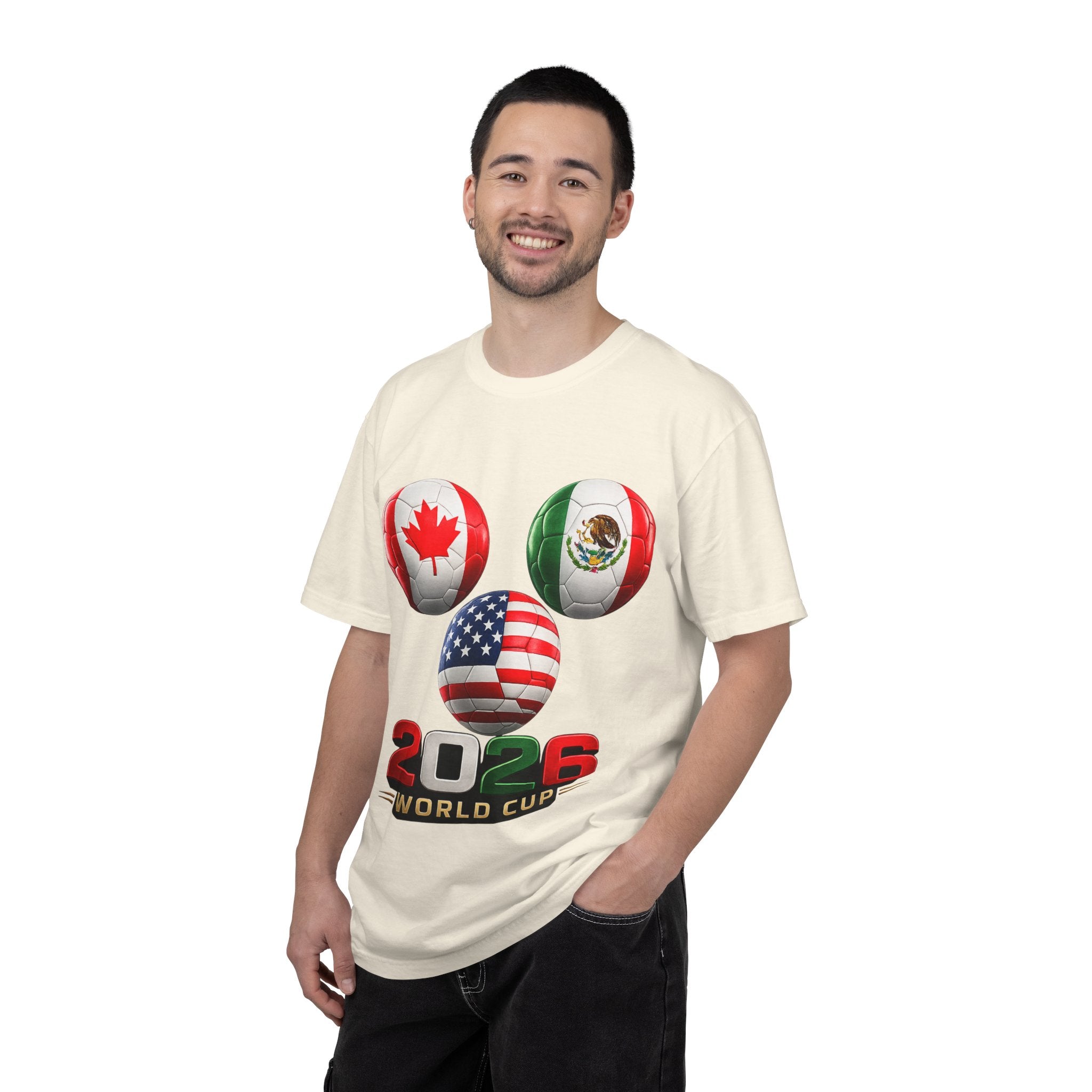 2026 World Cup Soccer T‑Shirt — USA Canada Mexico Fans