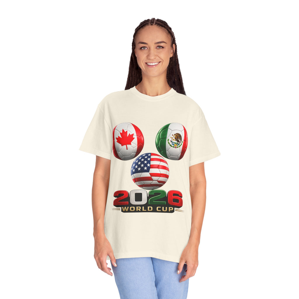 2026 World Cup Soccer T‑Shirt — USA Canada Mexico Fans