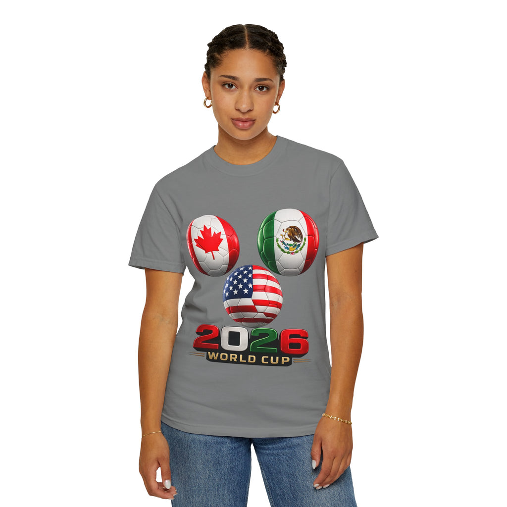 2026 World Cup Soccer T‑Shirt — USA Canada Mexico Fans