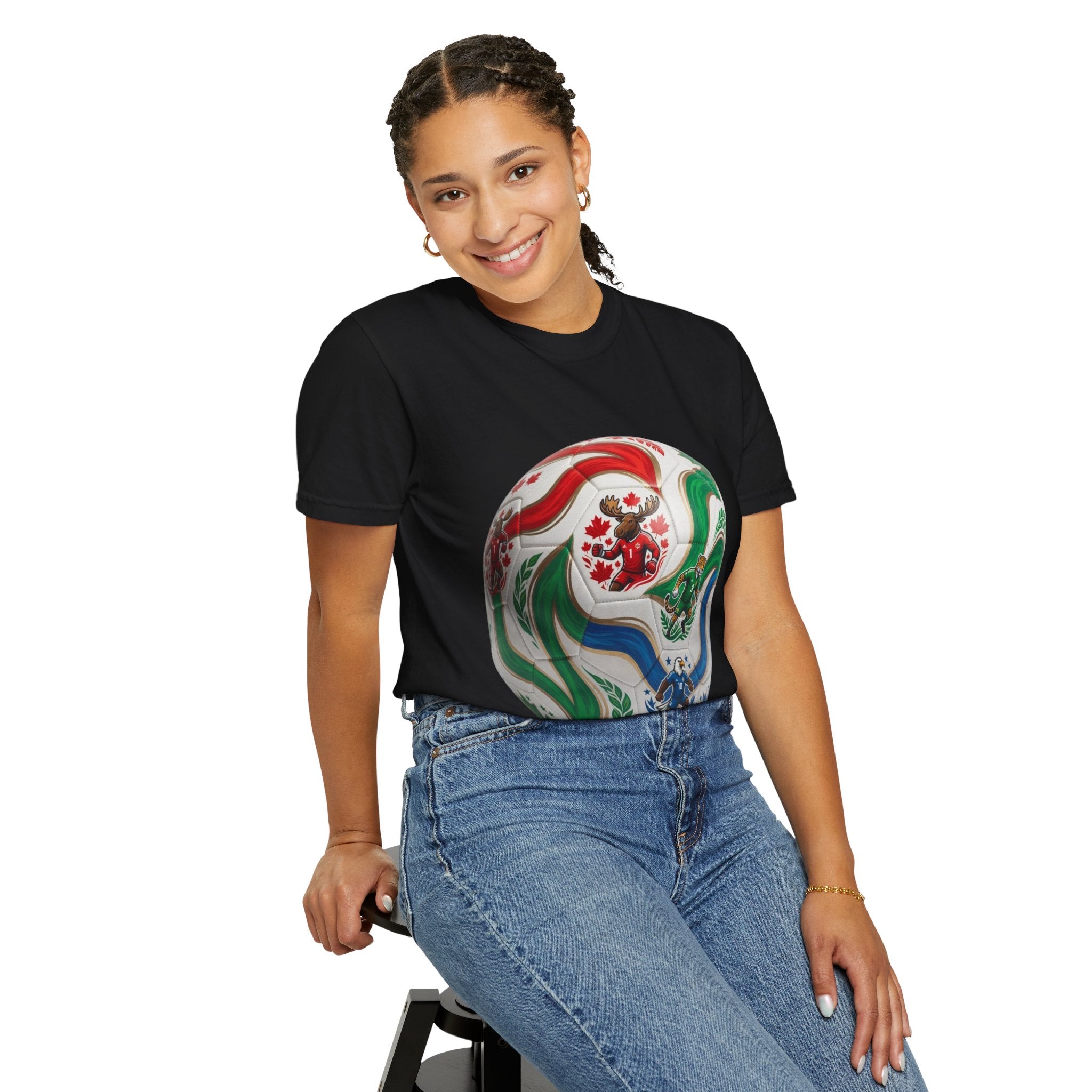 Soccer World Cup Retro Trio Ball T-Shirt