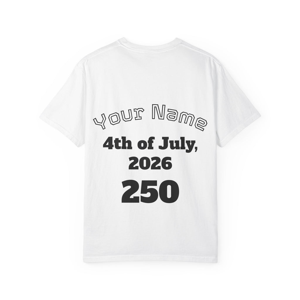 USA 250 Flag T-Shirt — Patriotic American Independence Tee