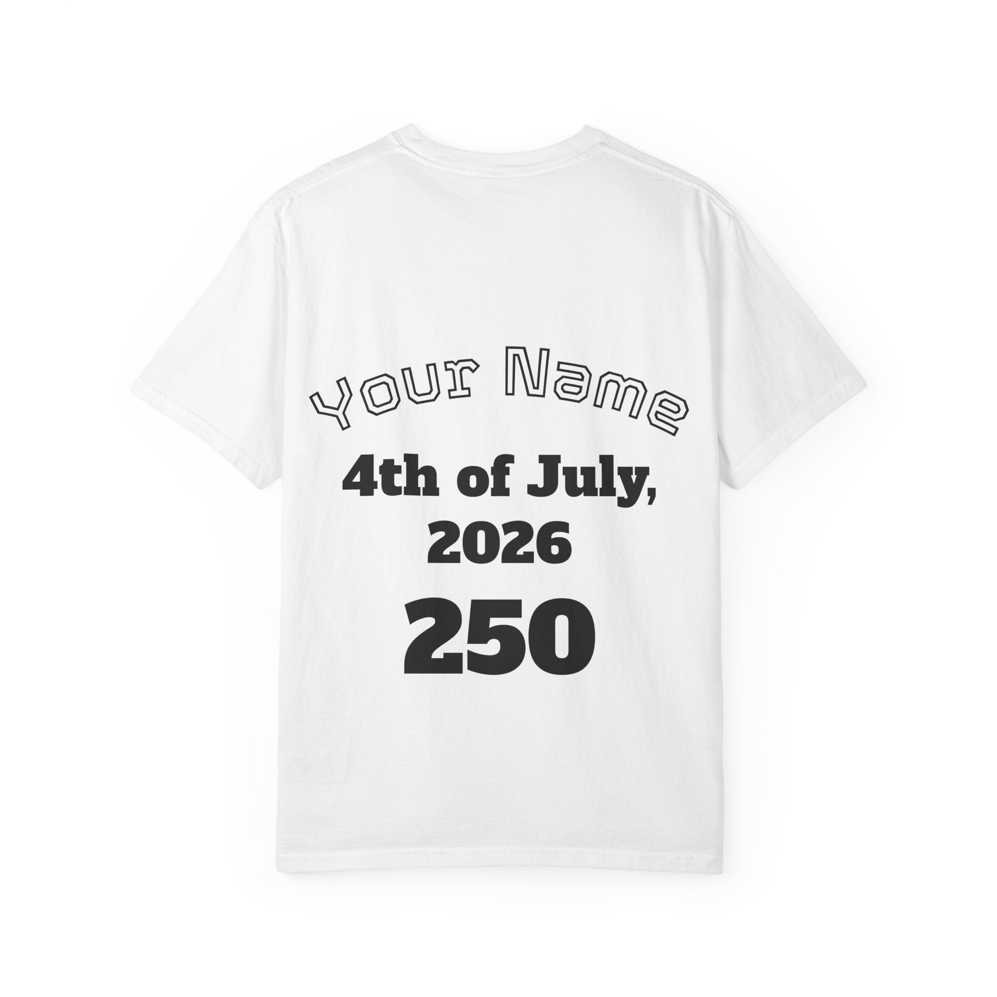 USA 250 Flag T-Shirt — Patriotic American Independence Tee