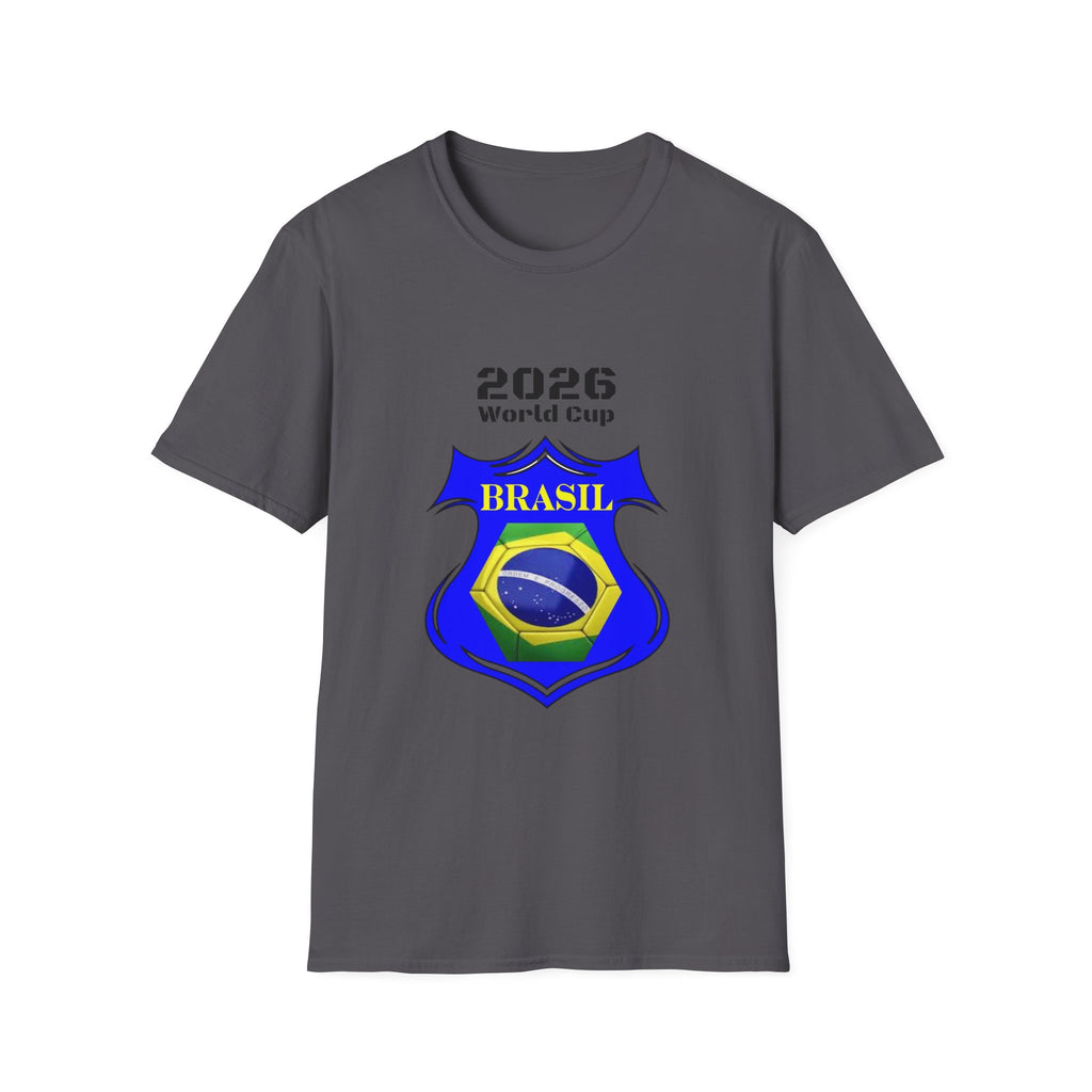 Brazil 2026 World Cup Crest T-Shirt — Soccer Football Tee